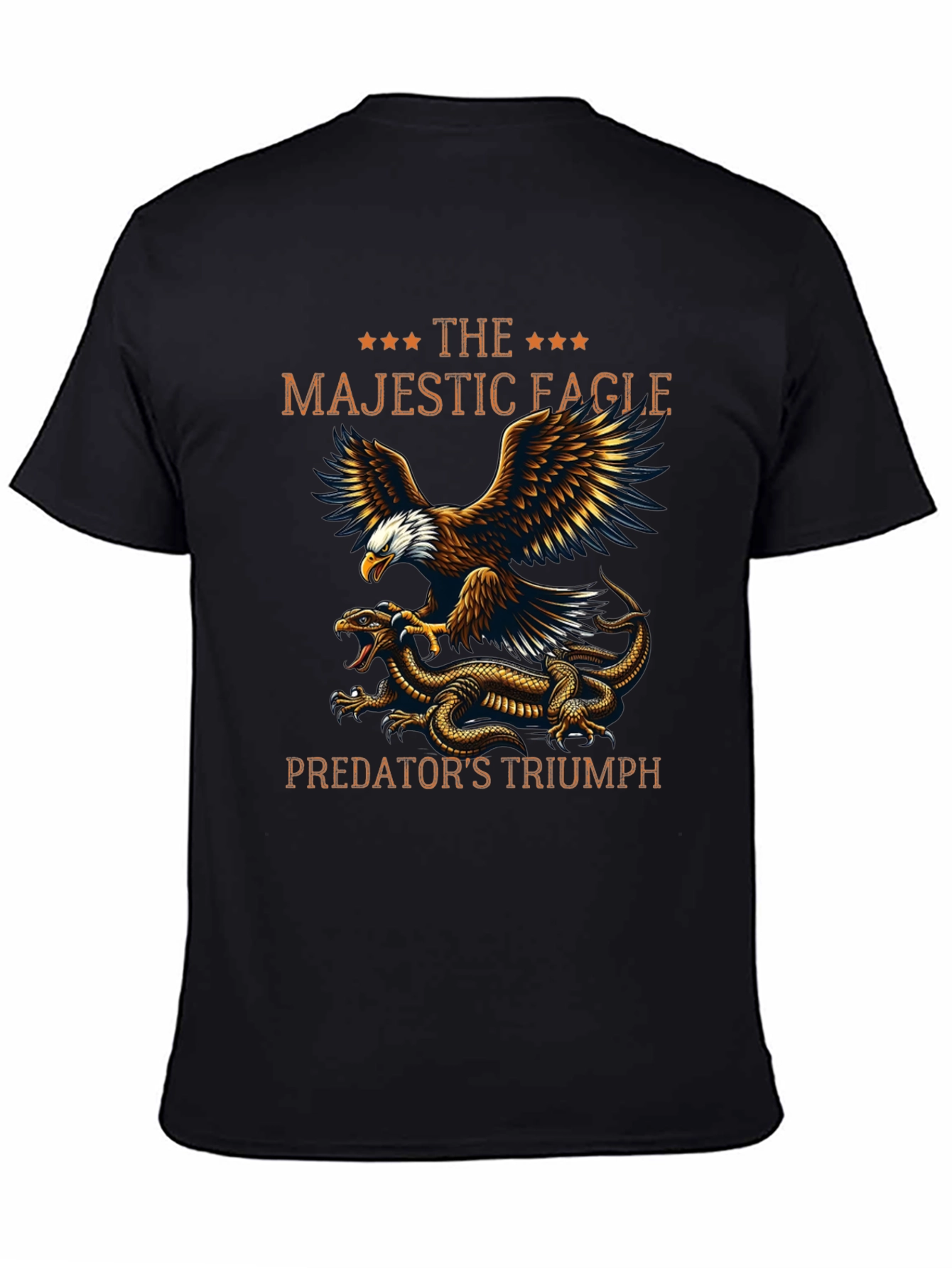 Majestic Eagle Predators Triumph Graphic T-Shirt
