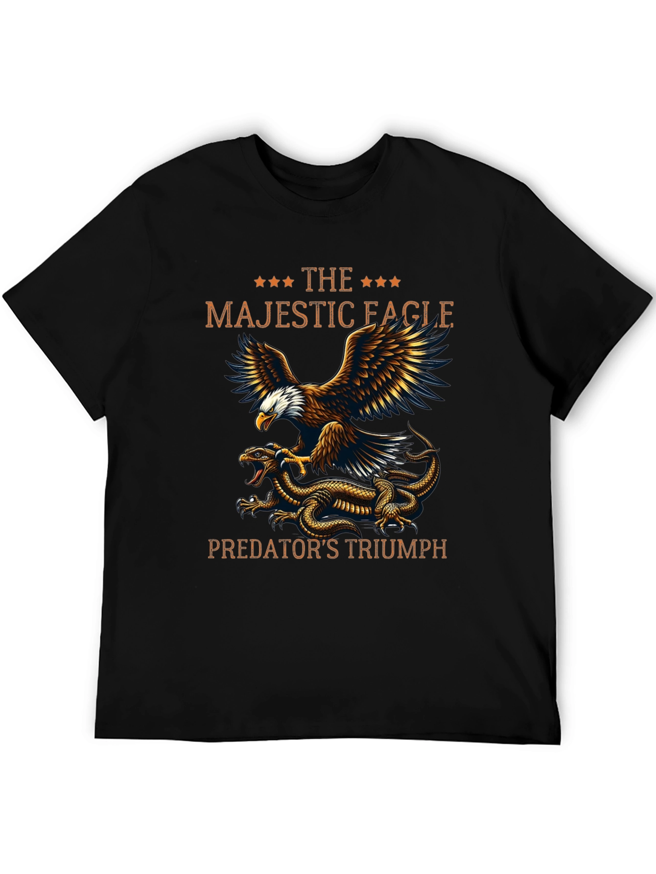 Majestic Eagle Predators Triumph Graphic T-Shirt