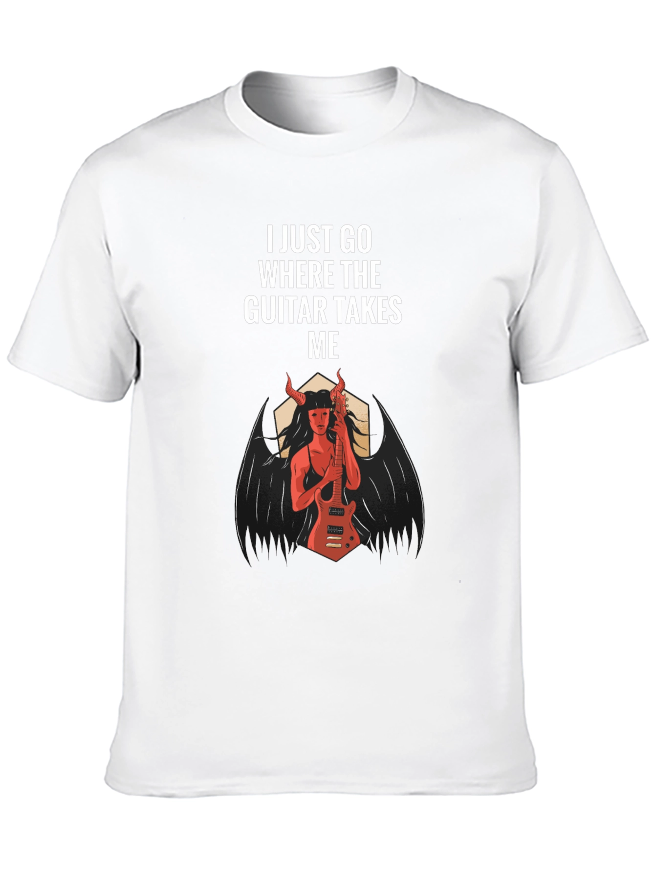 I Just Go Where The Guitar Takes Me T-Shirt