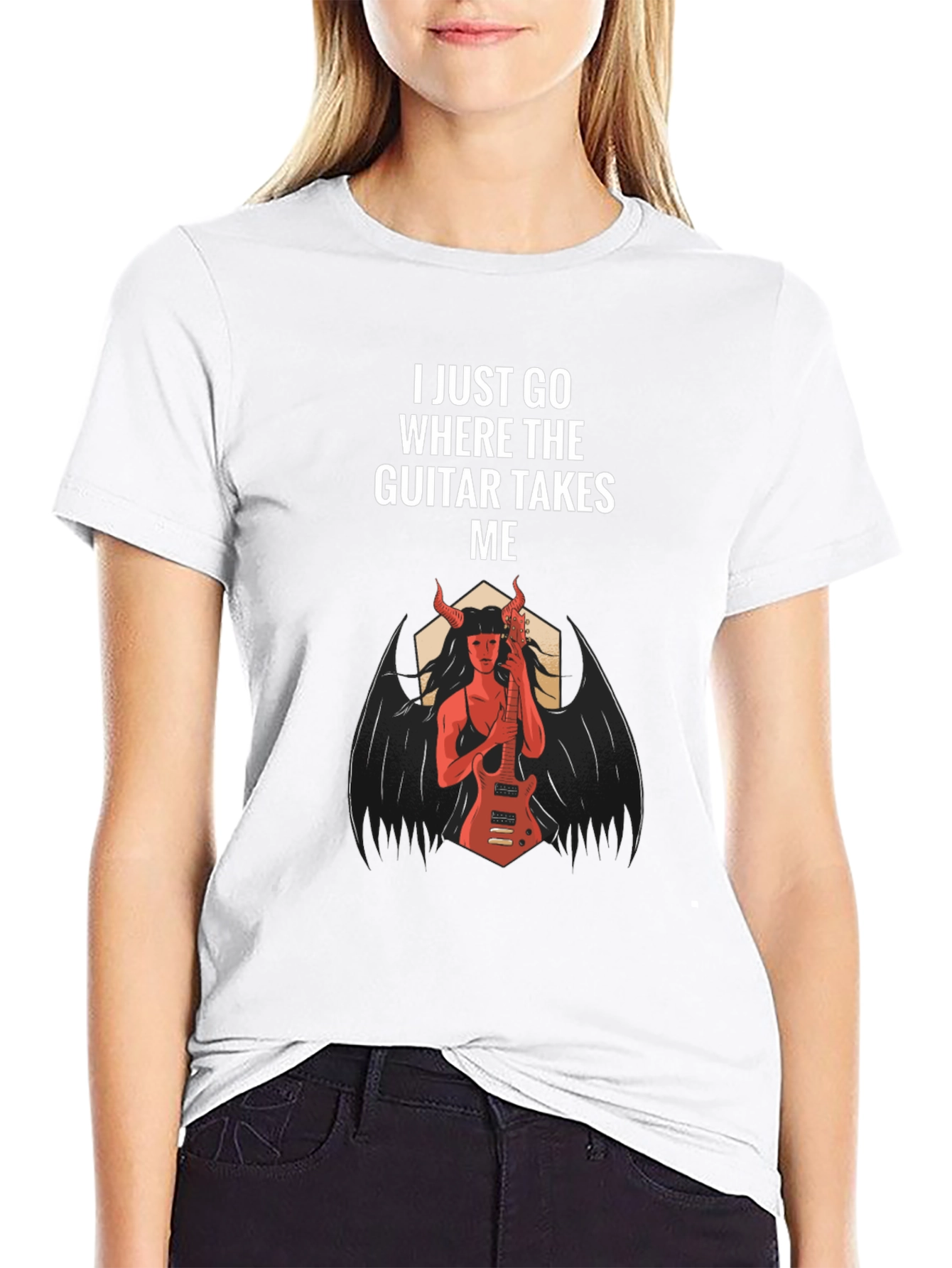 I Just Go Where The Guitar Takes Me T-Shirt