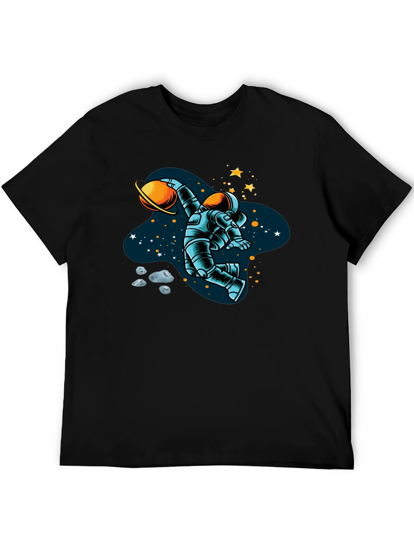 Astronaut Planet Dunk Graphic T-Shirt