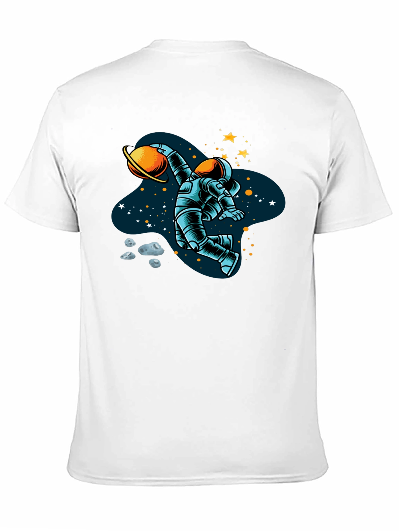 Astronaut Planet Dunk Graphic T-Shirt