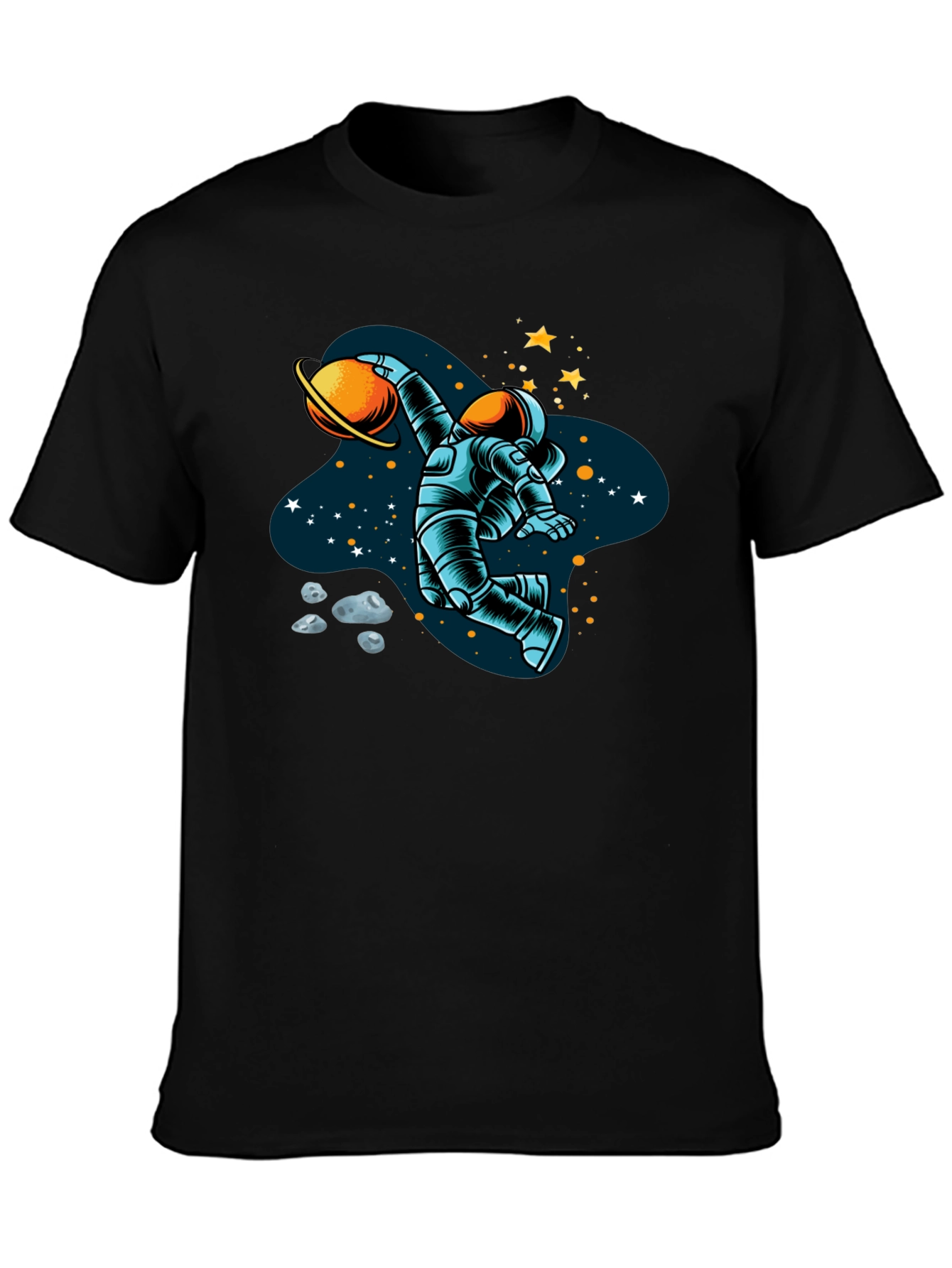 Astronaut Planet Dunk Graphic T-Shirt