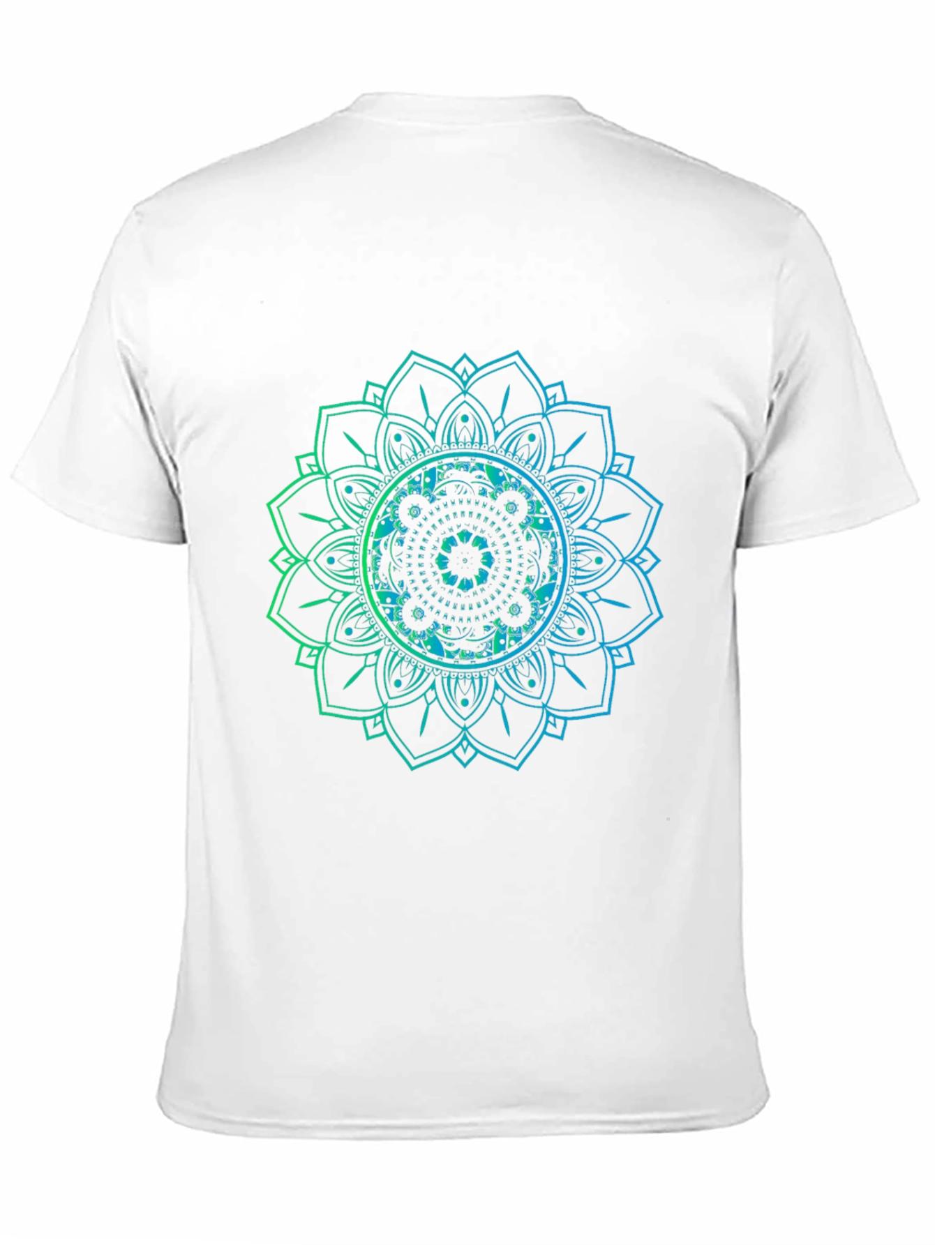 Mandala Graphic Print Black T-Shirt