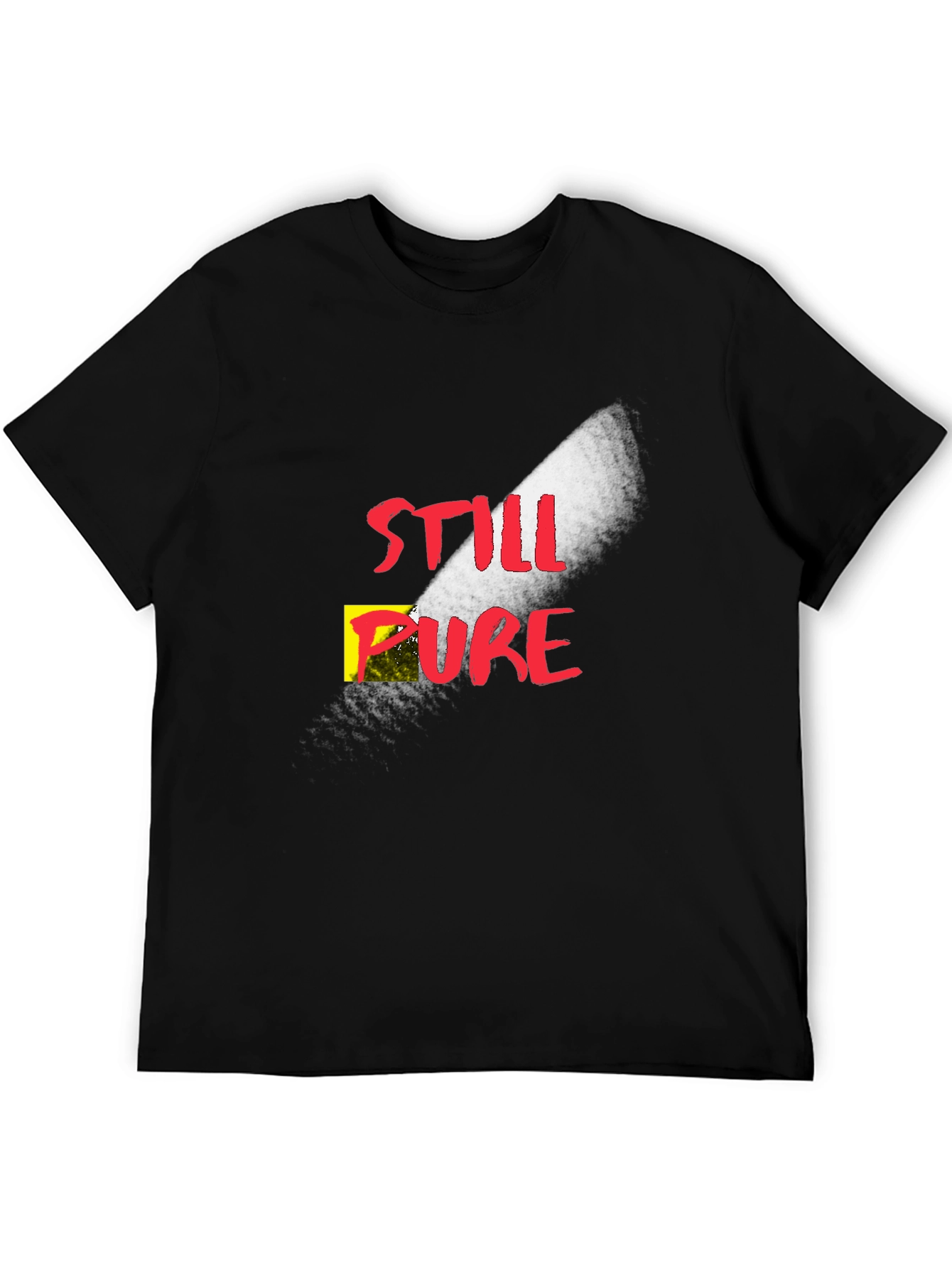 Still Pure Graphic T-Shirt - Black Cotton Tee