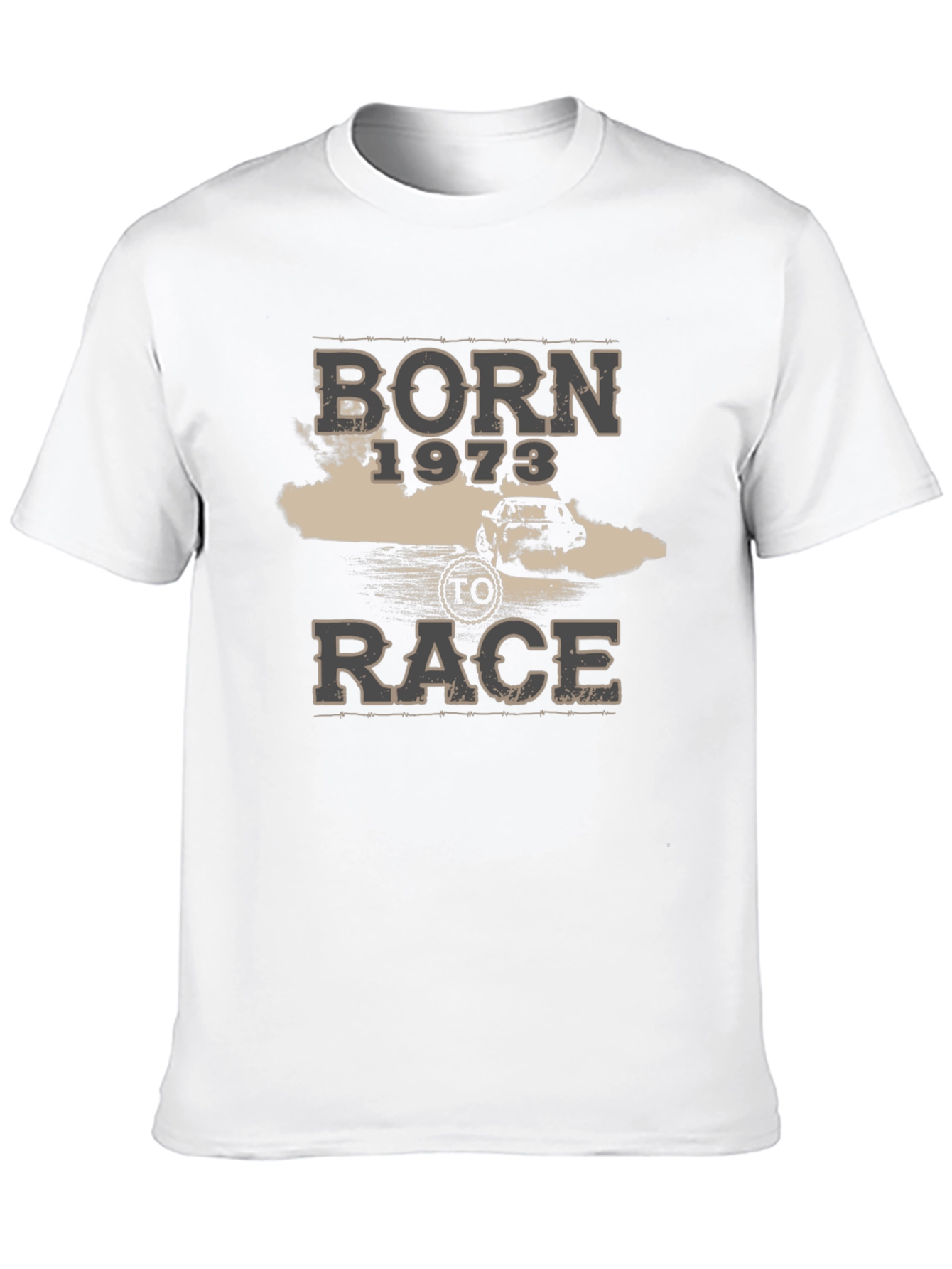 Born 1973 to Race Graphic T-Shirt - Black