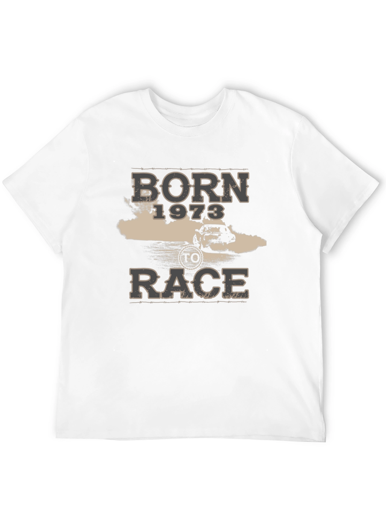 Born 1973 to Race Graphic T-Shirt - Black