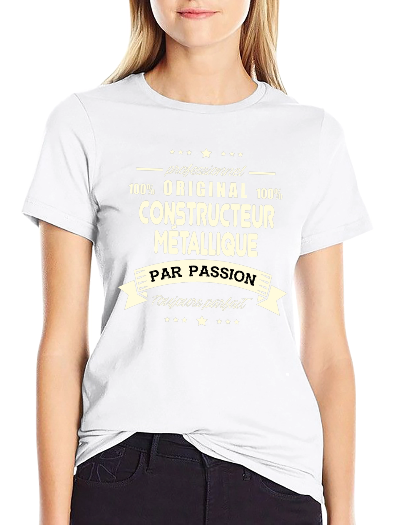 Constructeur Metallique T-Shirt - Original & Professionnel