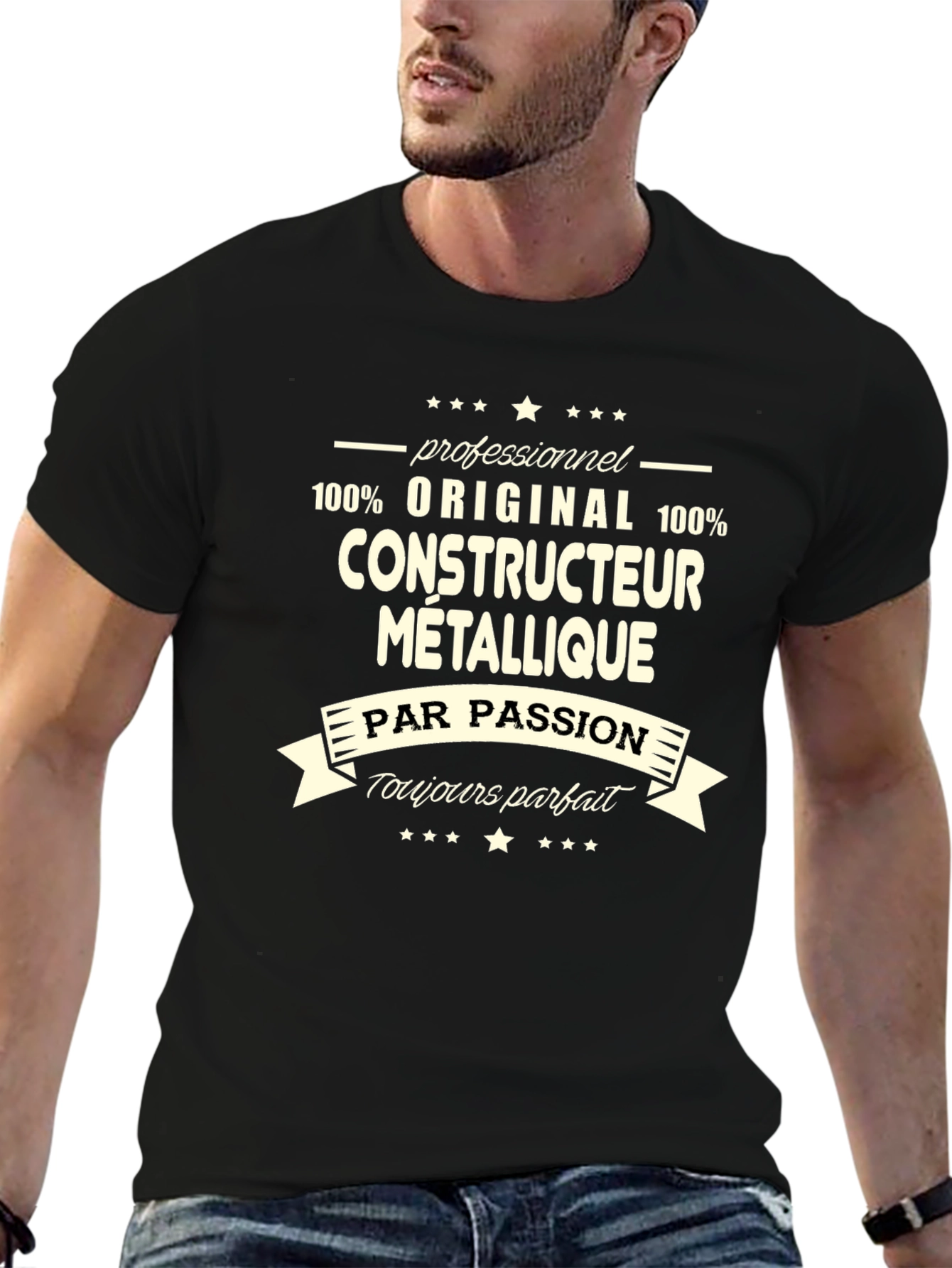 Constructeur Metallique T-Shirt - Original & Professionnel