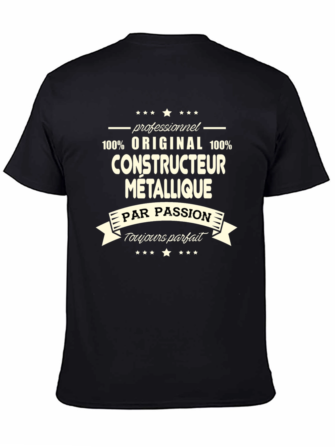 Constructeur Metallique T-Shirt - Original & Professionnel