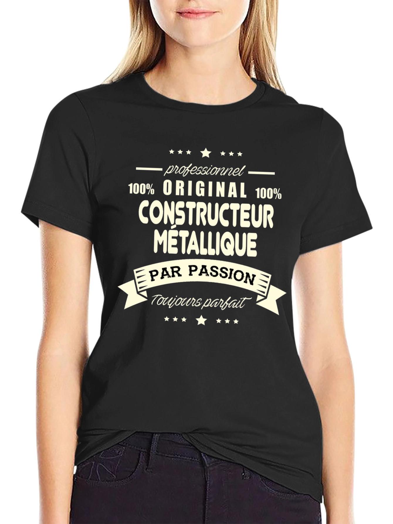 Constructeur Metallique T-Shirt - Original & Professionnel