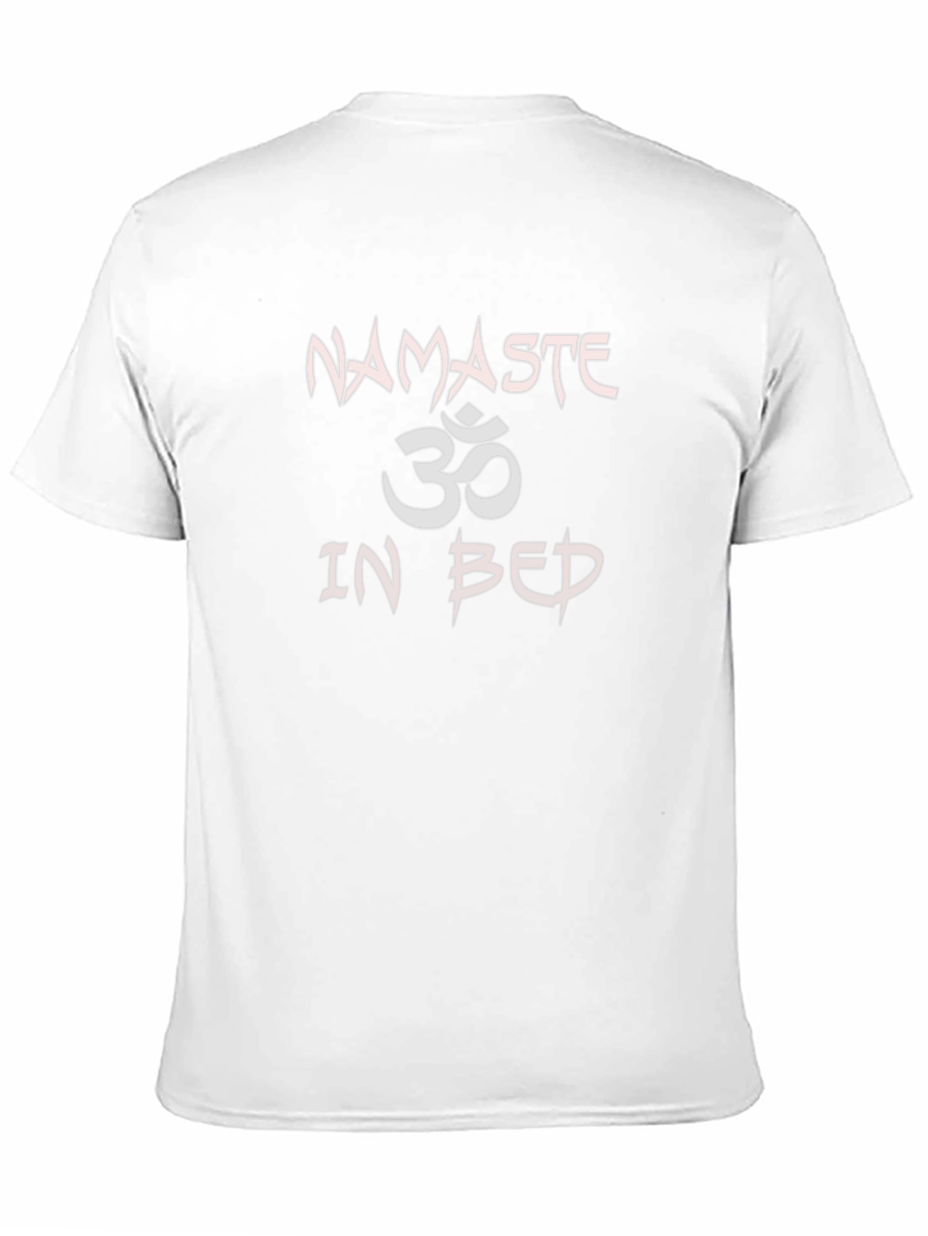 Namaste In Bed Graphic Tee - Black
