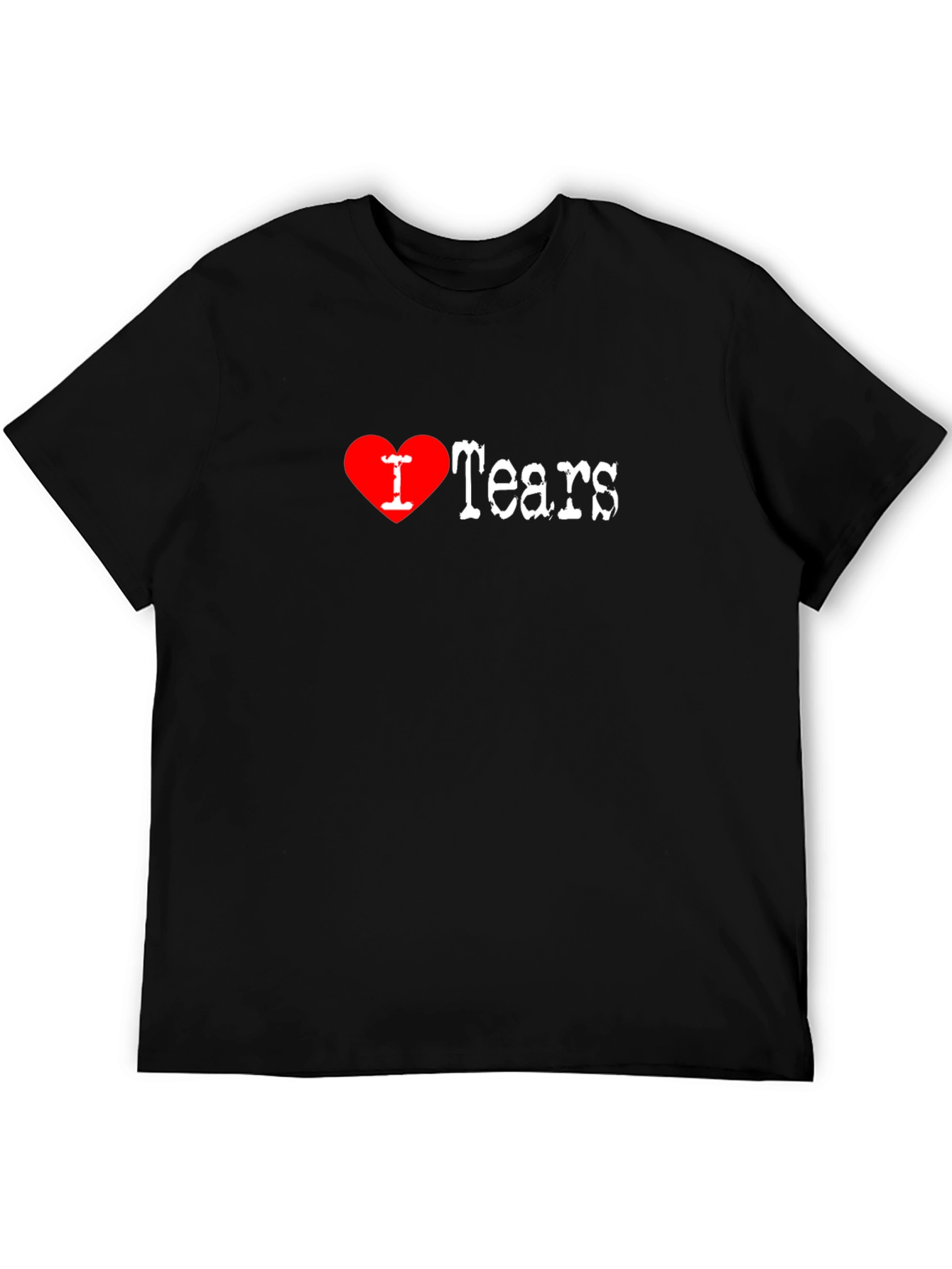 I Heart Tears Graphic Tee - Black