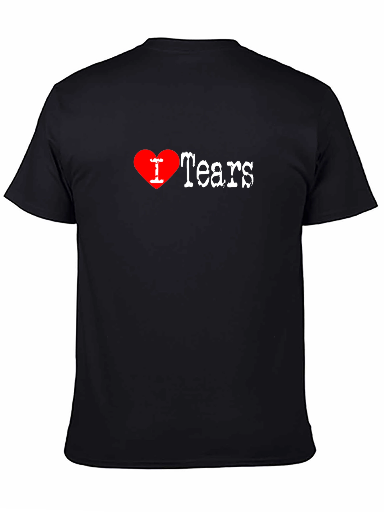 I Heart Tears Graphic Tee - Black