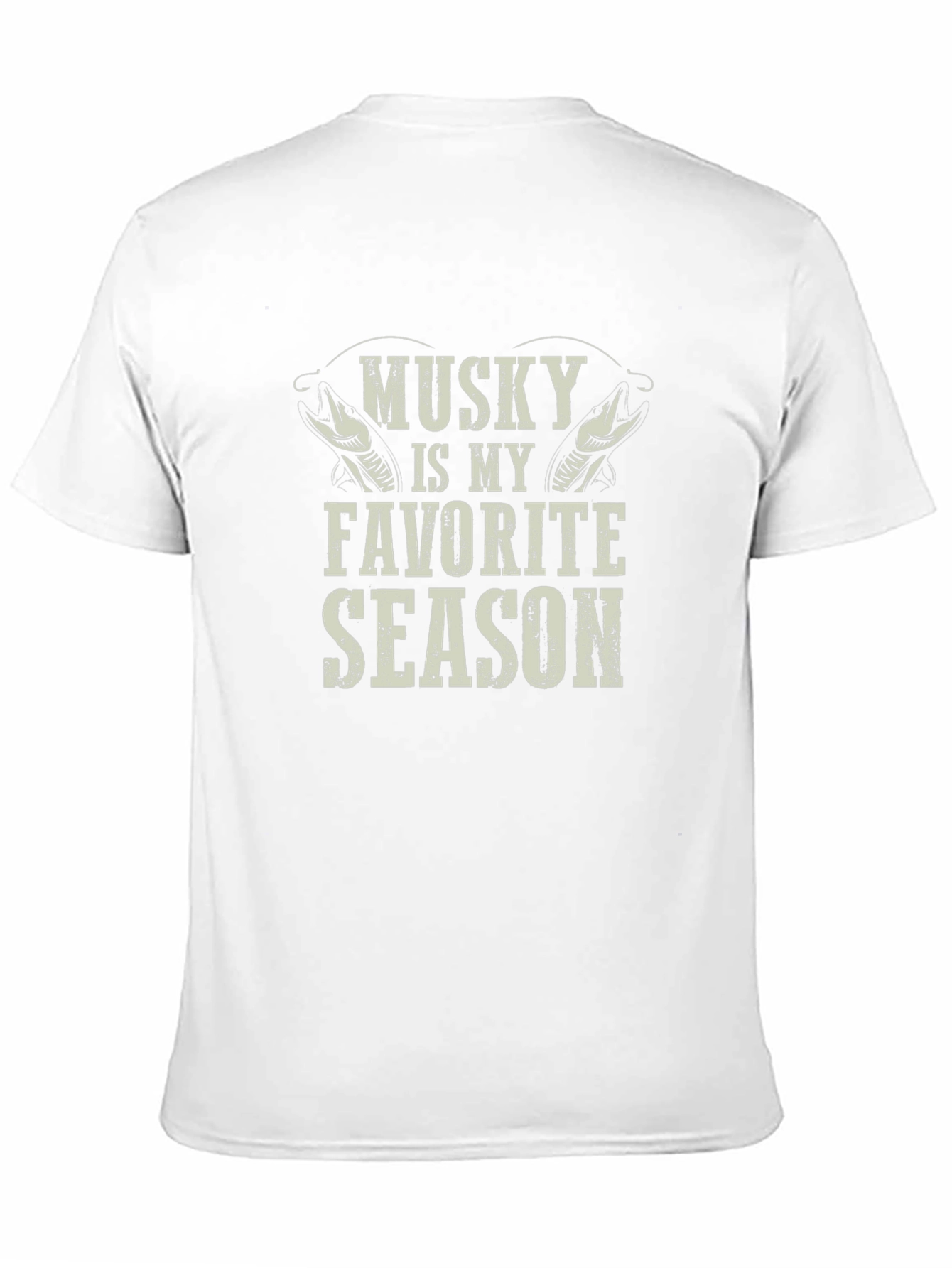 Musky Is My Favorite Season Black T-Shirt