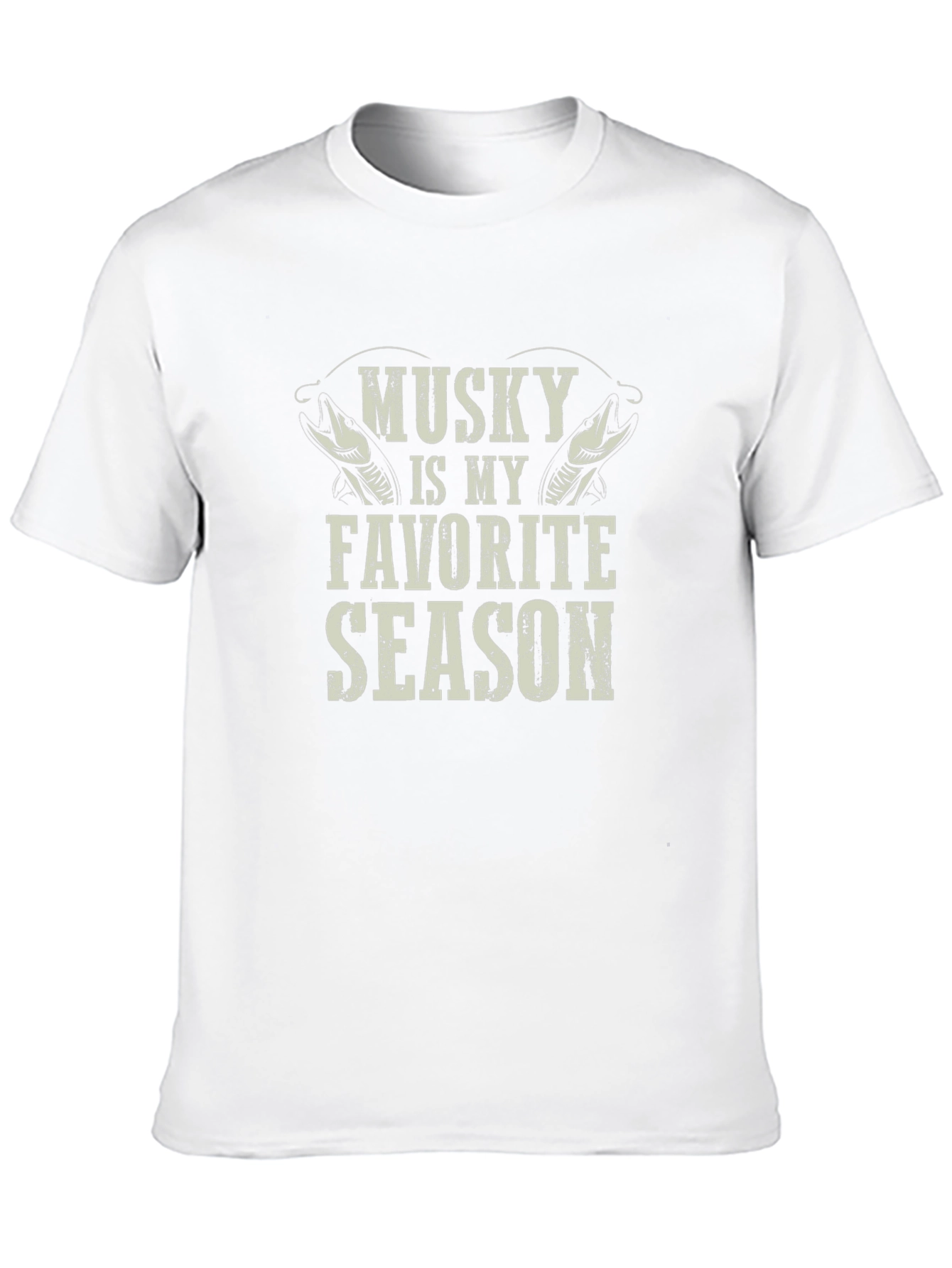 Musky Is My Favorite Season Black T-Shirt