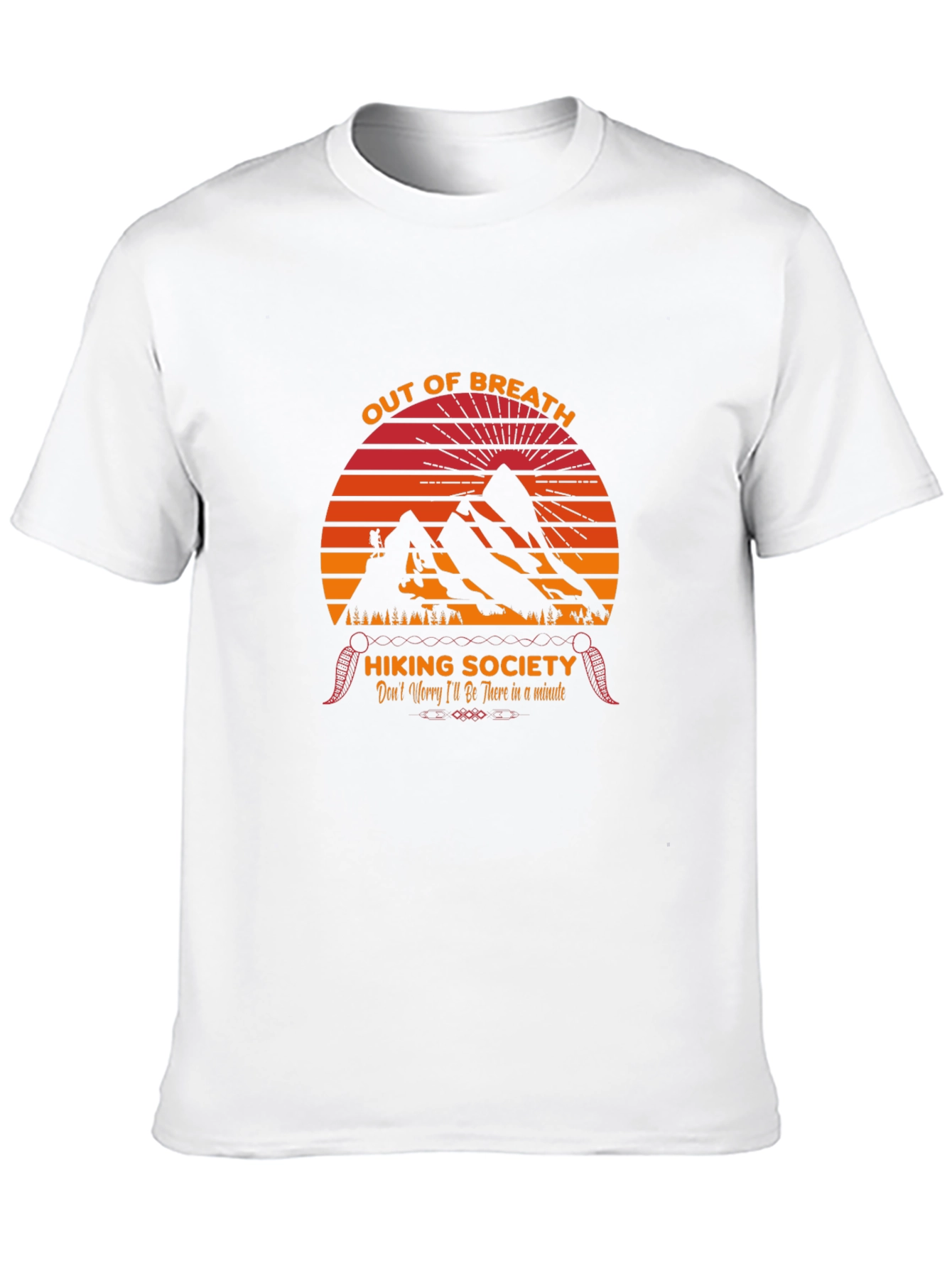 Out of Breath Hiking Society Graphic T-Shirt