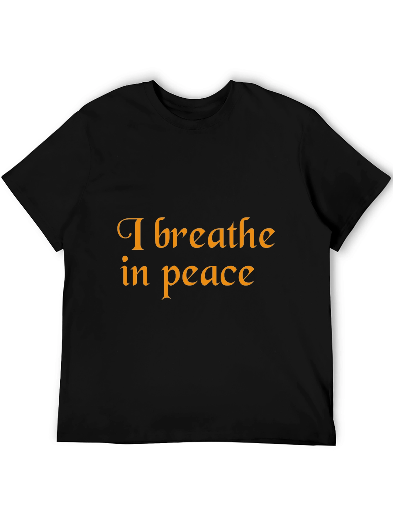 Breathe in Peace Black T-Shirt