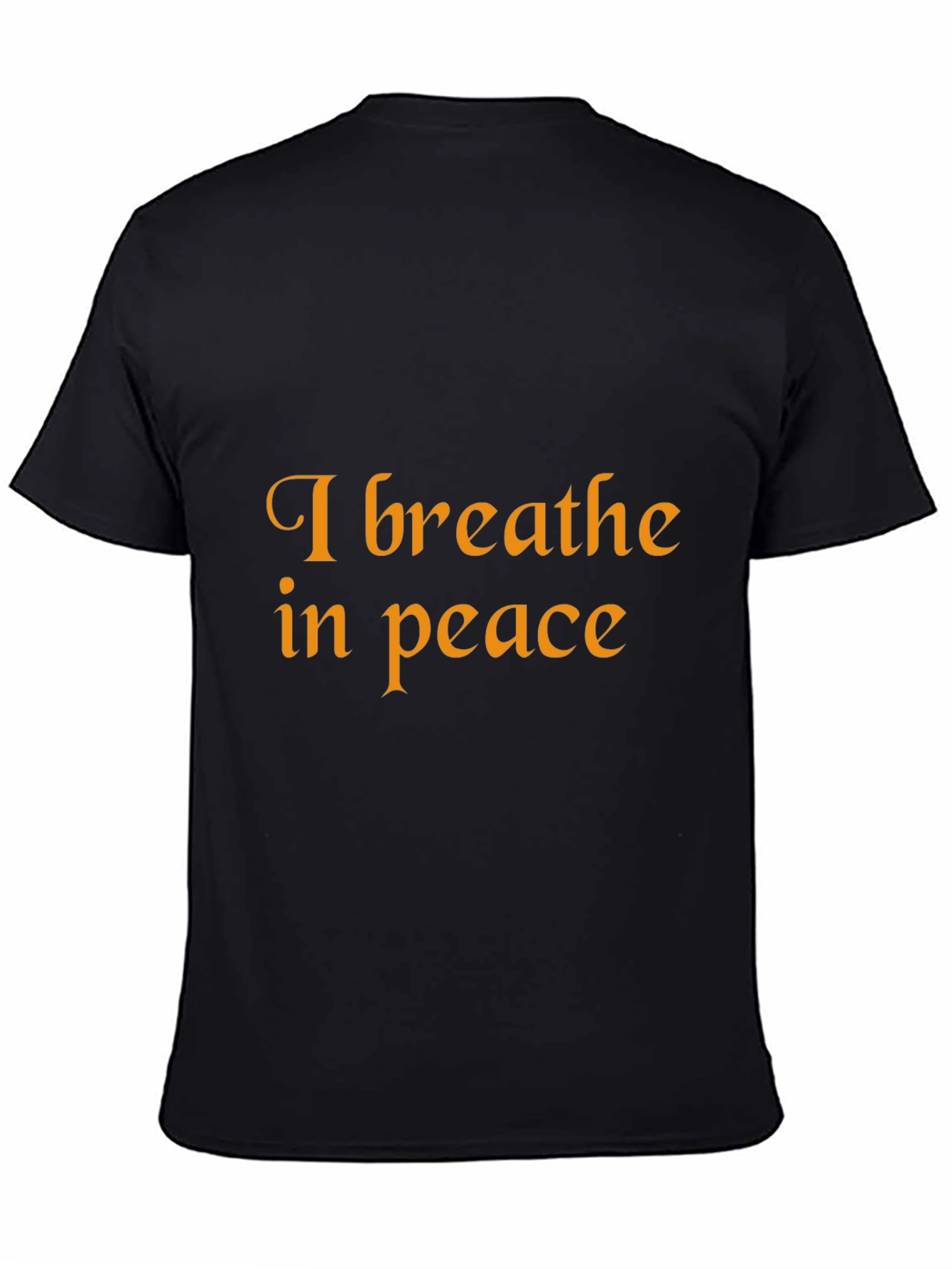 Breathe in Peace Black T-Shirt