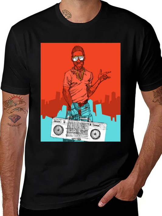 Retro Hip Hop T-Shirt - Cool Graphic Tee