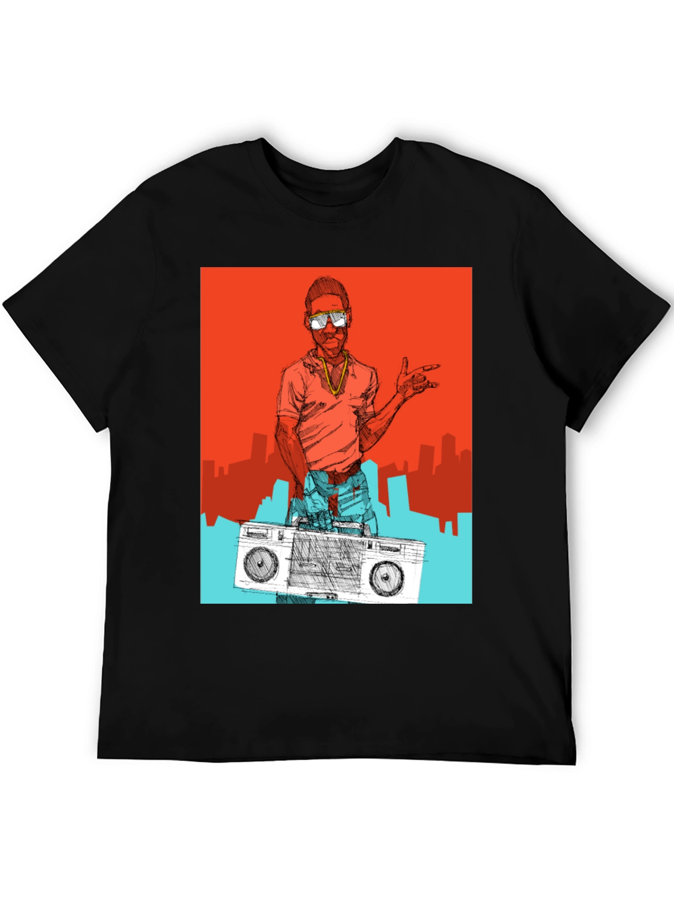 Retro Hip Hop T-Shirt - Cool Graphic Tee