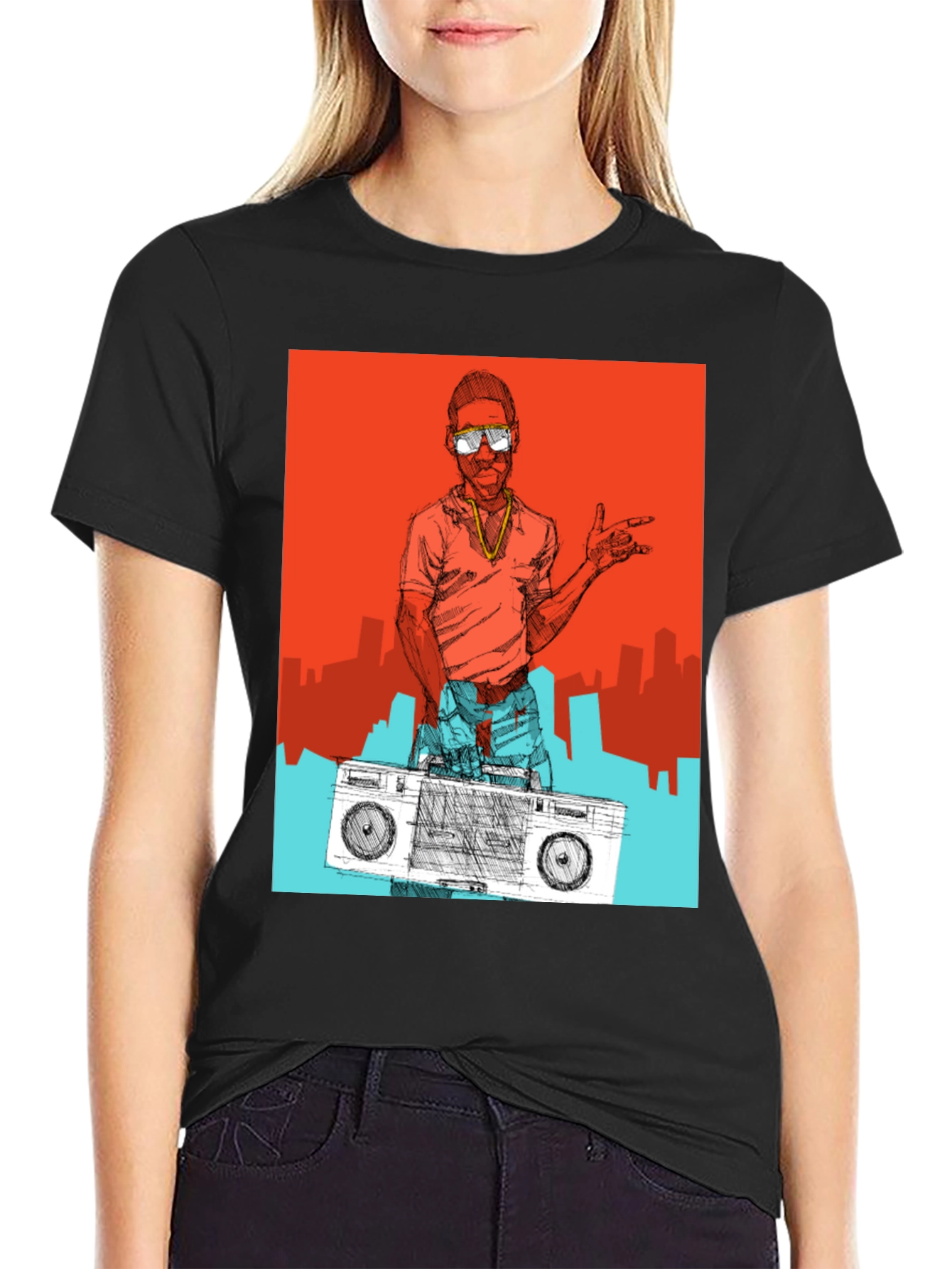 Retro Hip Hop T-Shirt - Cool Graphic Tee