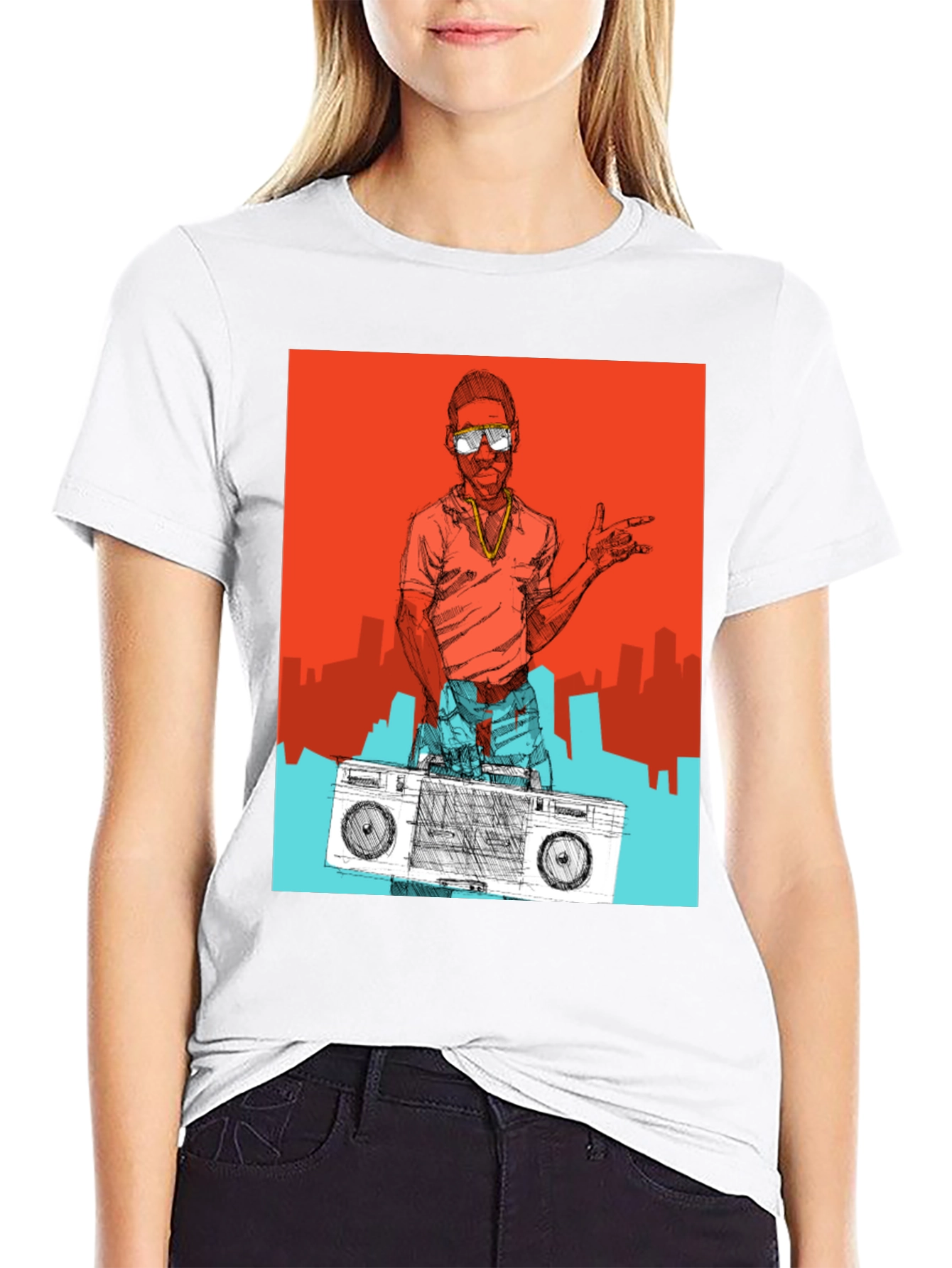 Retro Hip Hop T-Shirt - Cool Graphic Tee