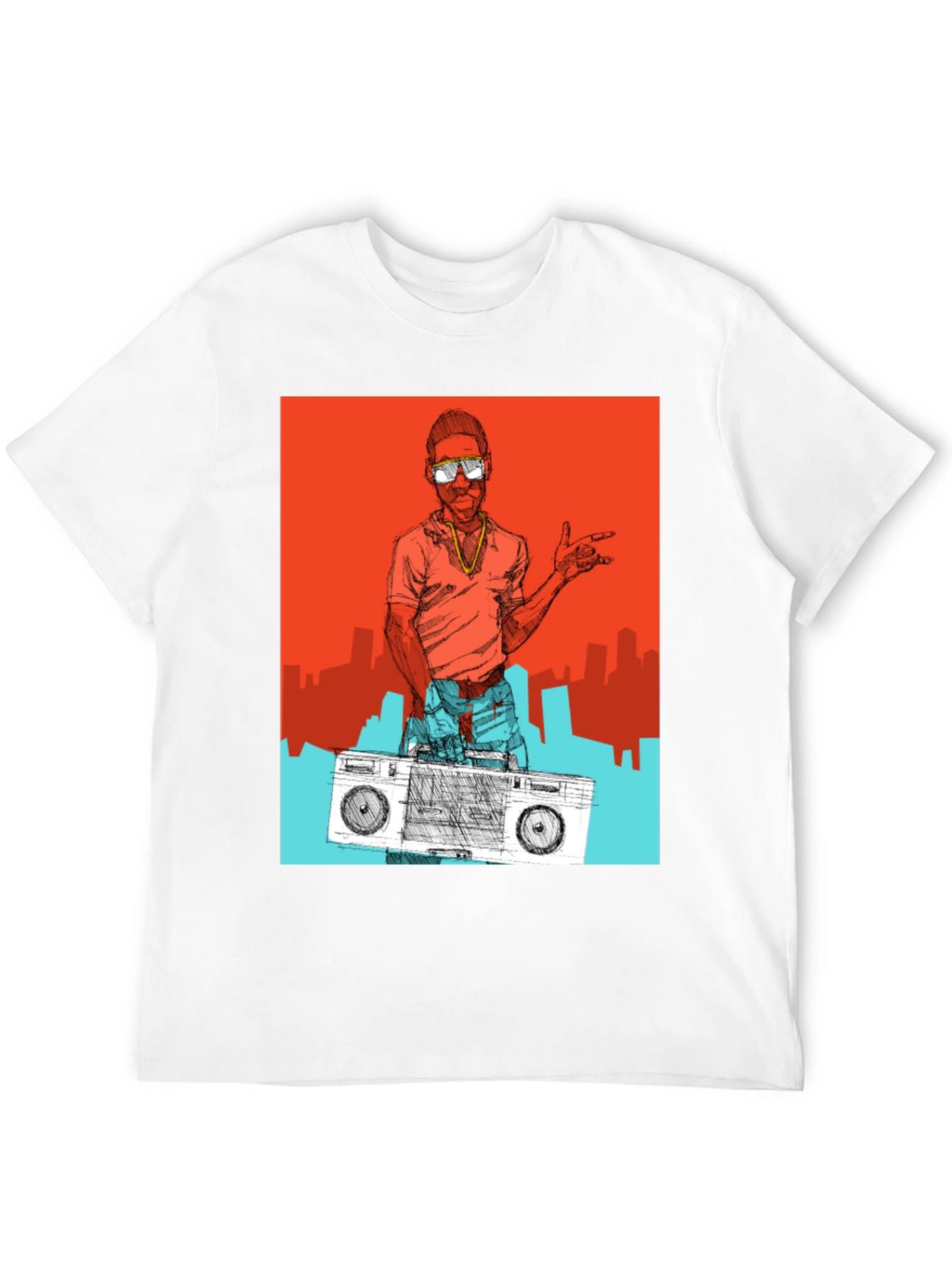 Retro Hip Hop T-Shirt - Cool Graphic Tee