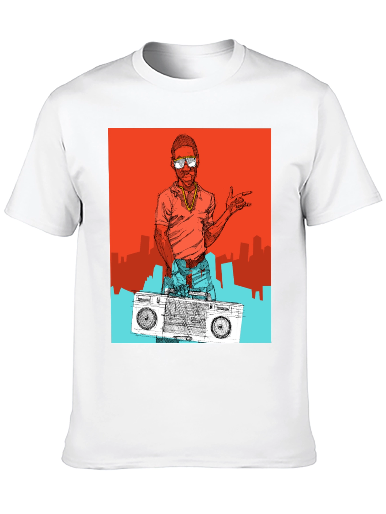 Retro Hip Hop T-Shirt - Cool Graphic Tee