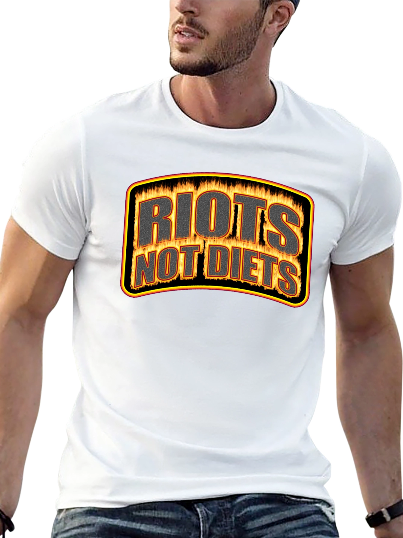 Riots Not Diets Graphic T-Shirt