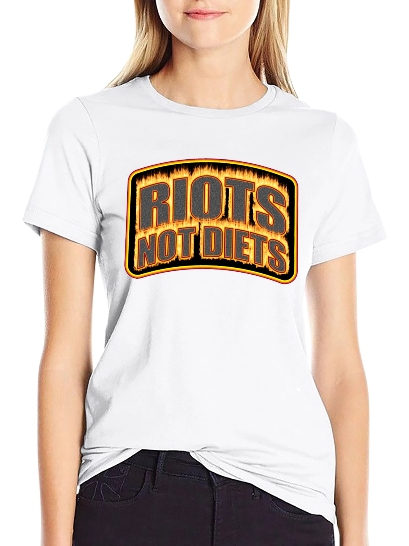 Riots Not Diets Graphic T-Shirt