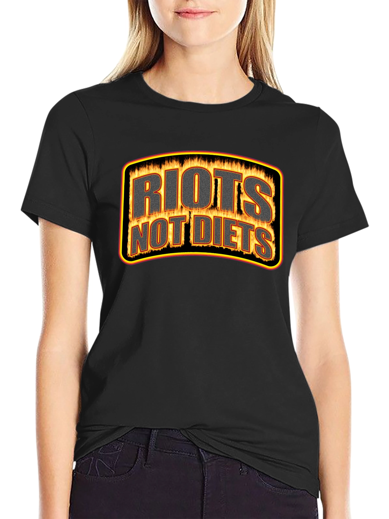Riots Not Diets Graphic T-Shirt