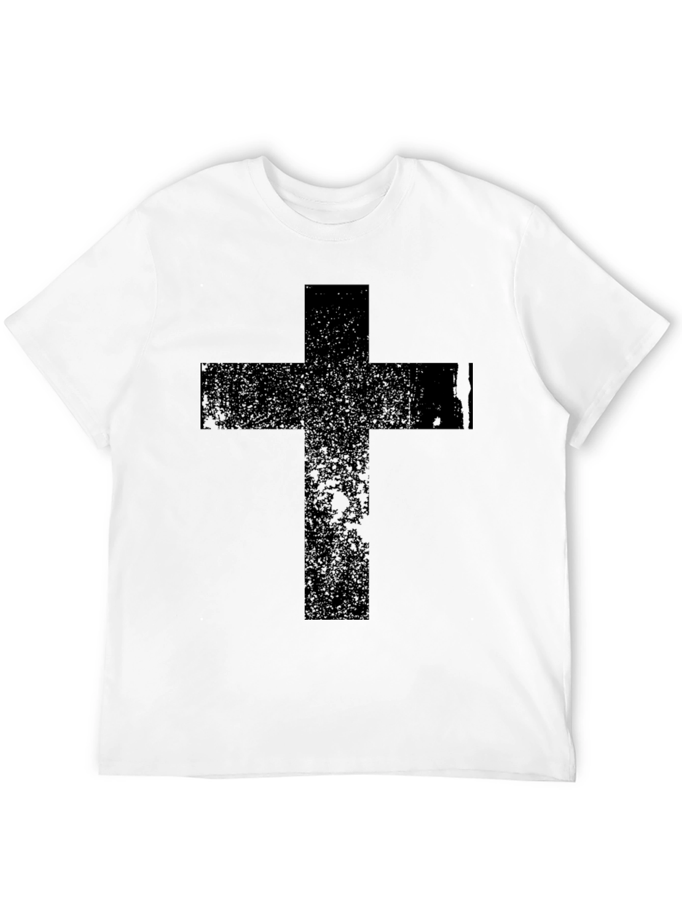 Black Cross Graphic T-Shirt - Religious Apparel