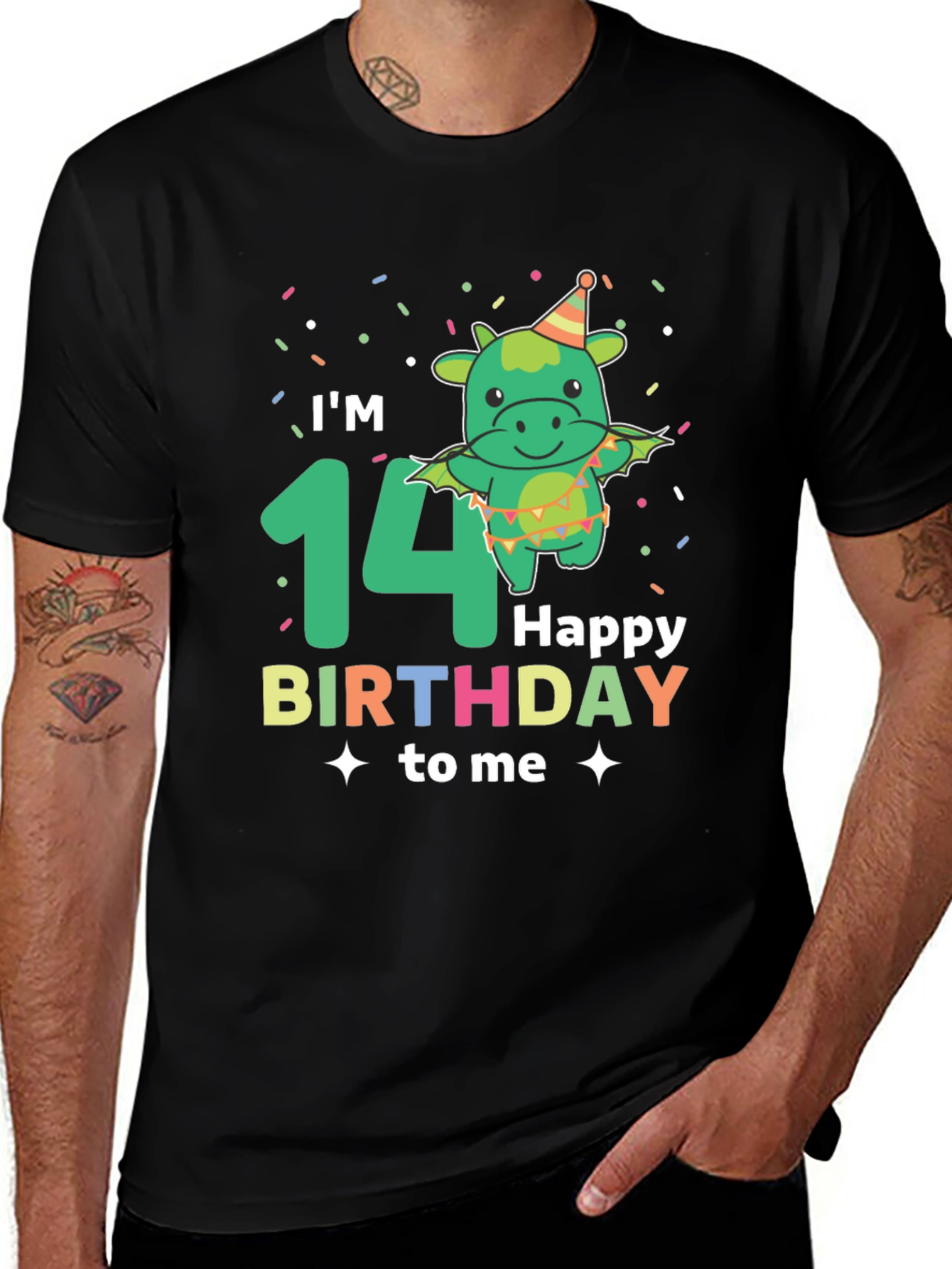 Im 14 Happy Birthday Dragon T-Shirt