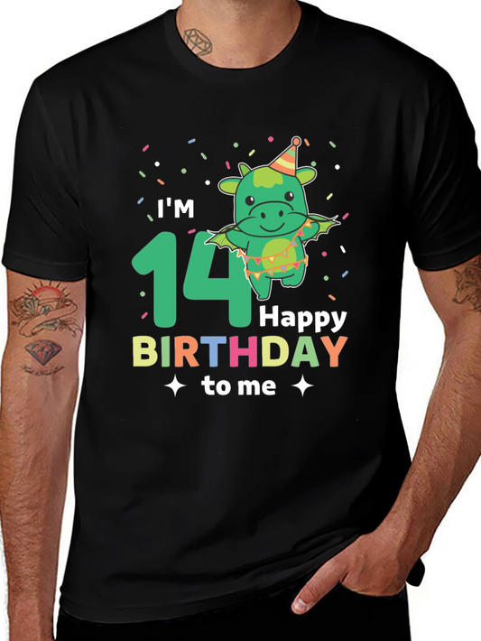 Im 14 Happy Birthday Dragon T-Shirt