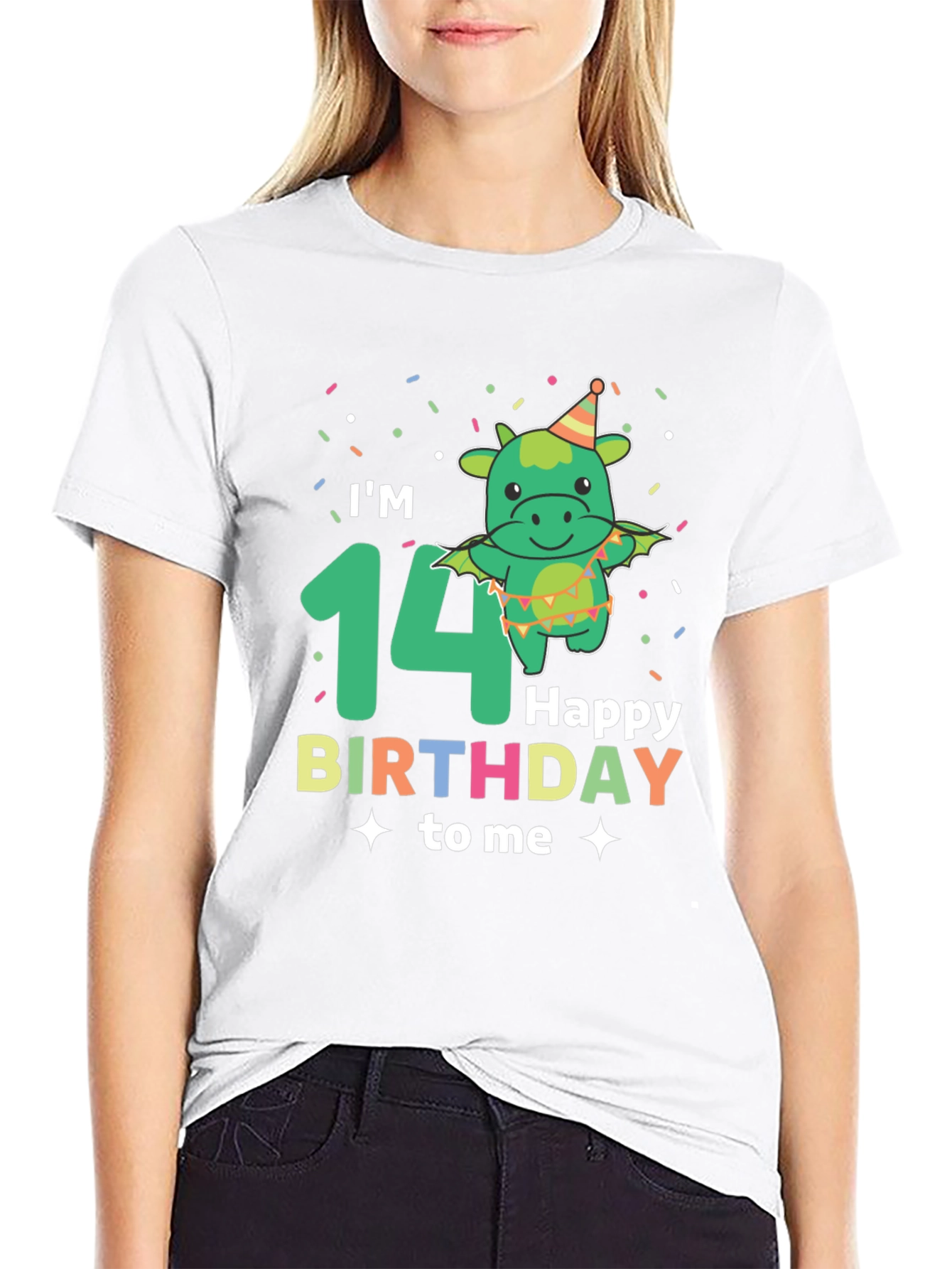 Im 14 Happy Birthday Dragon T-Shirt