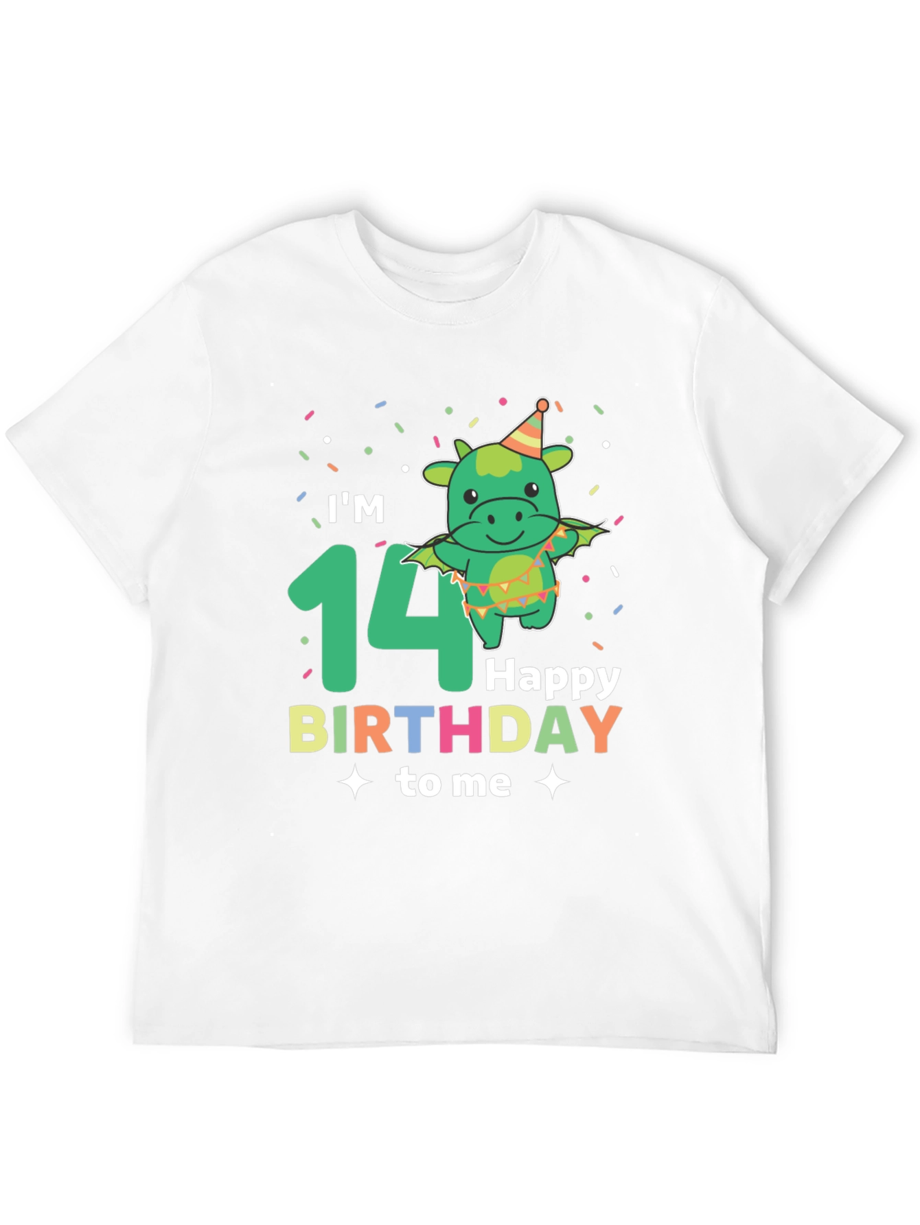 Im 14 Happy Birthday Dragon T-Shirt