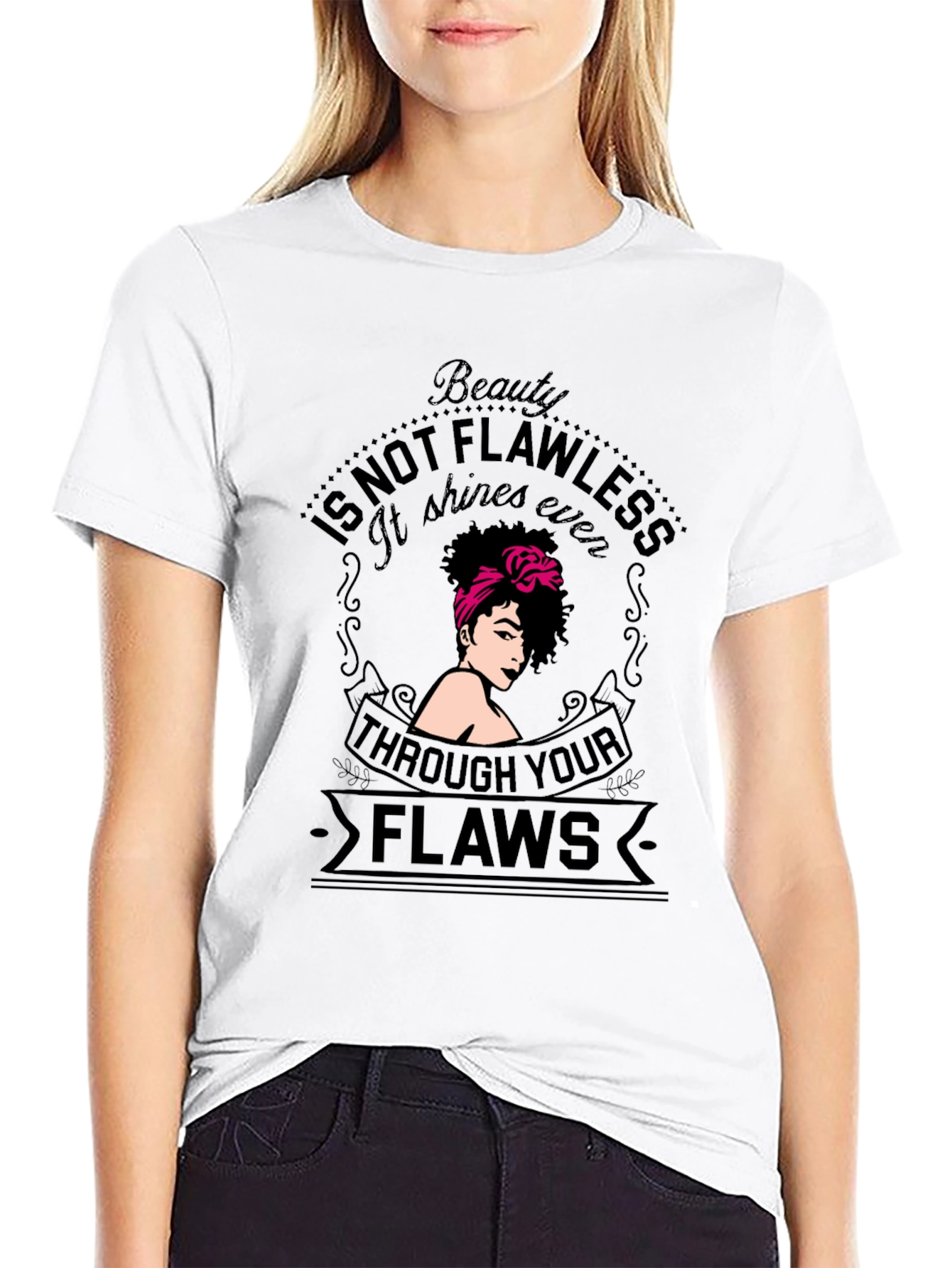 Beauty Through Flaws Graphic Tee - Unisex