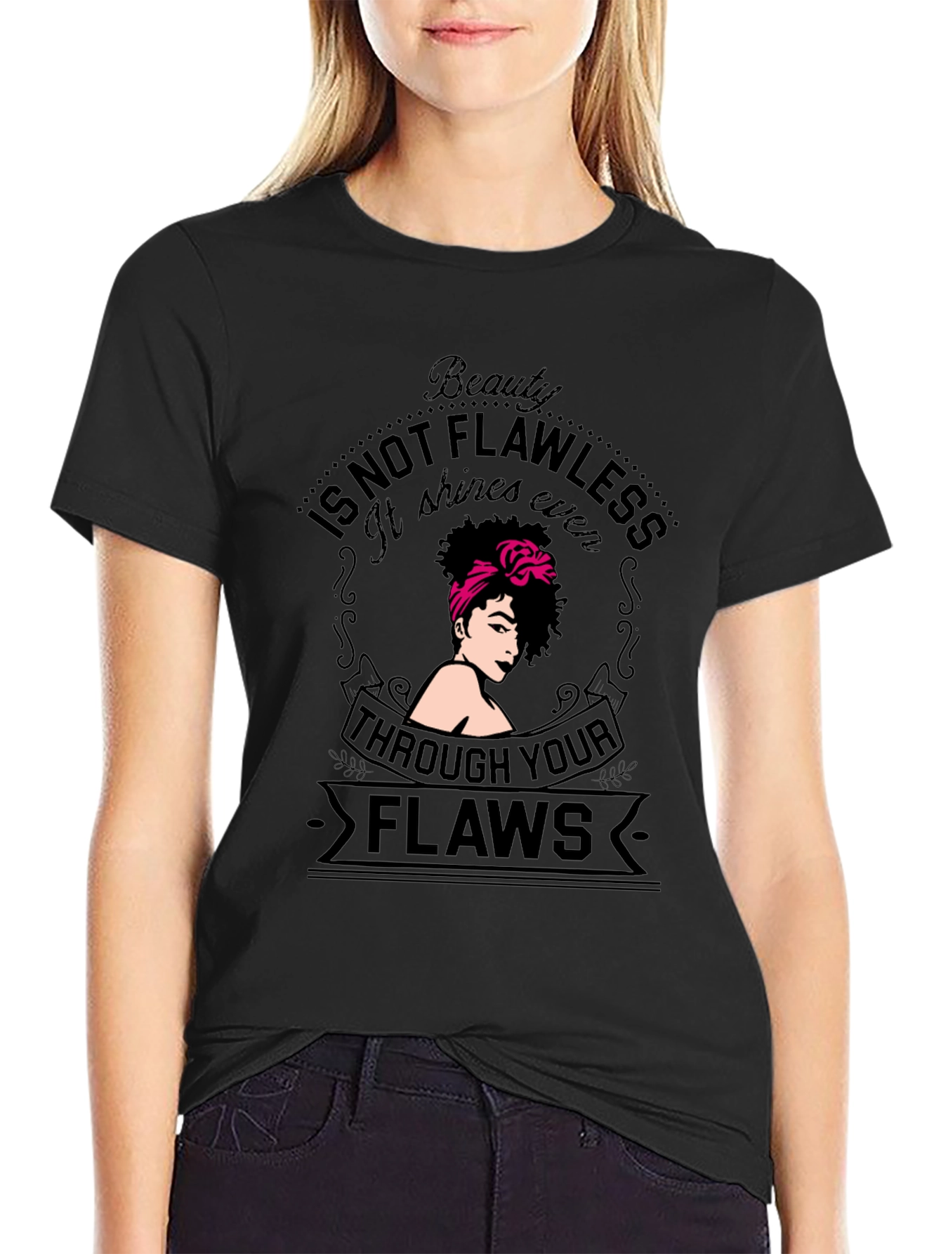 Beauty Through Flaws Graphic Tee - Unisex
