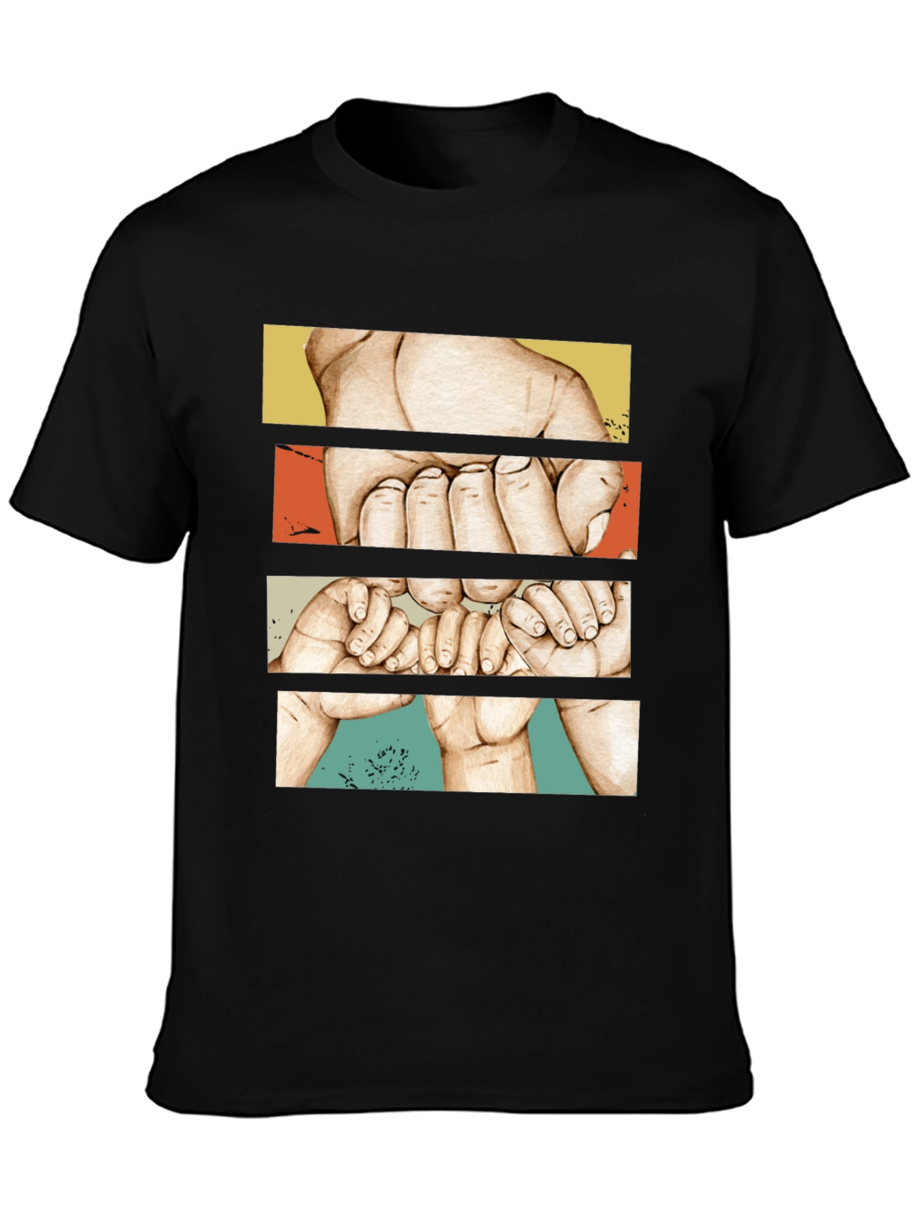 Dad & Baby Finger Hold Graphic Tee
