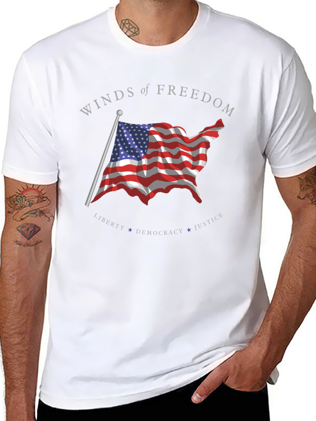 Winds of Freedom Graphic T-Shirt