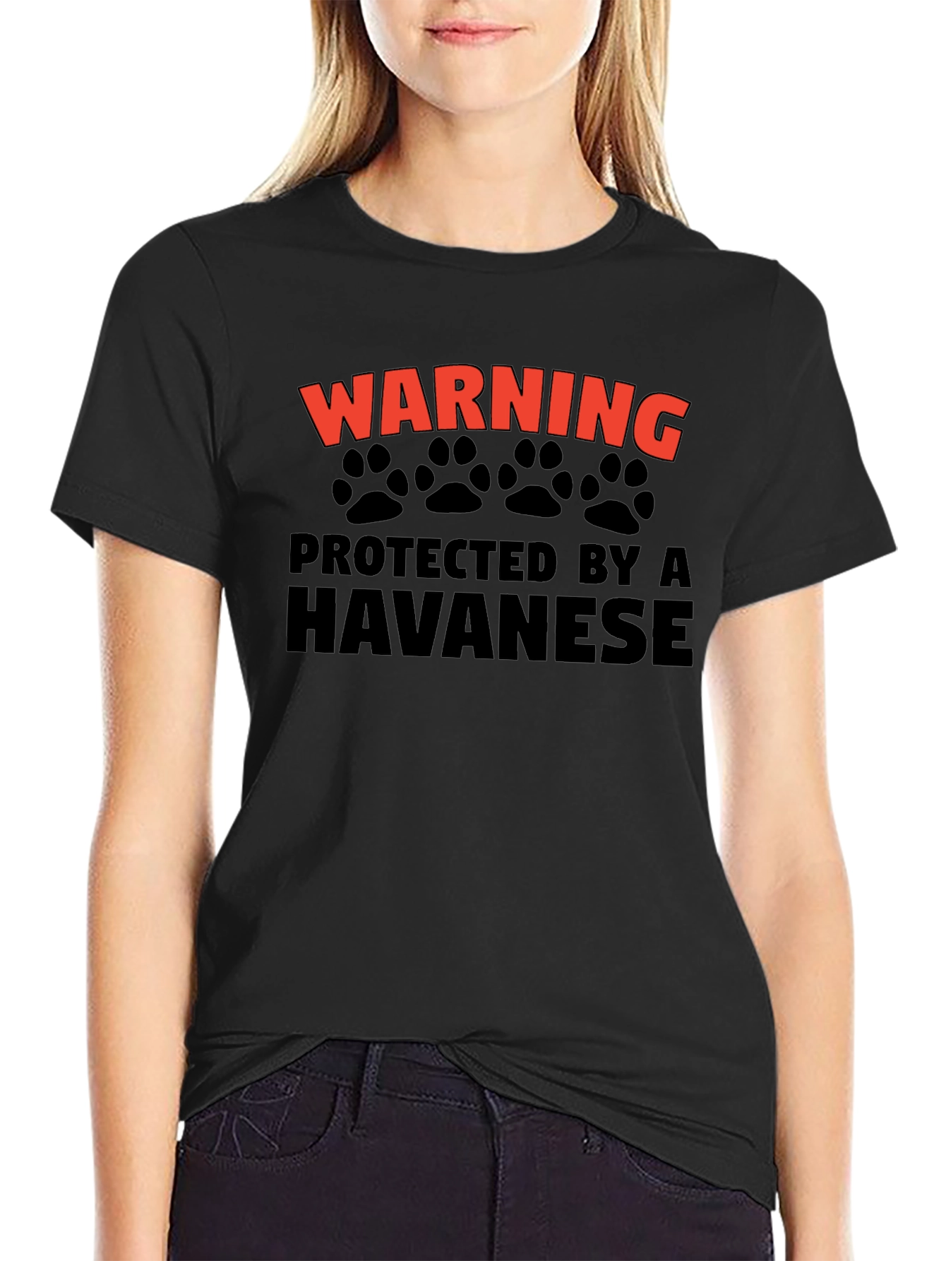Warning Protected By A Havanese T-Shirt