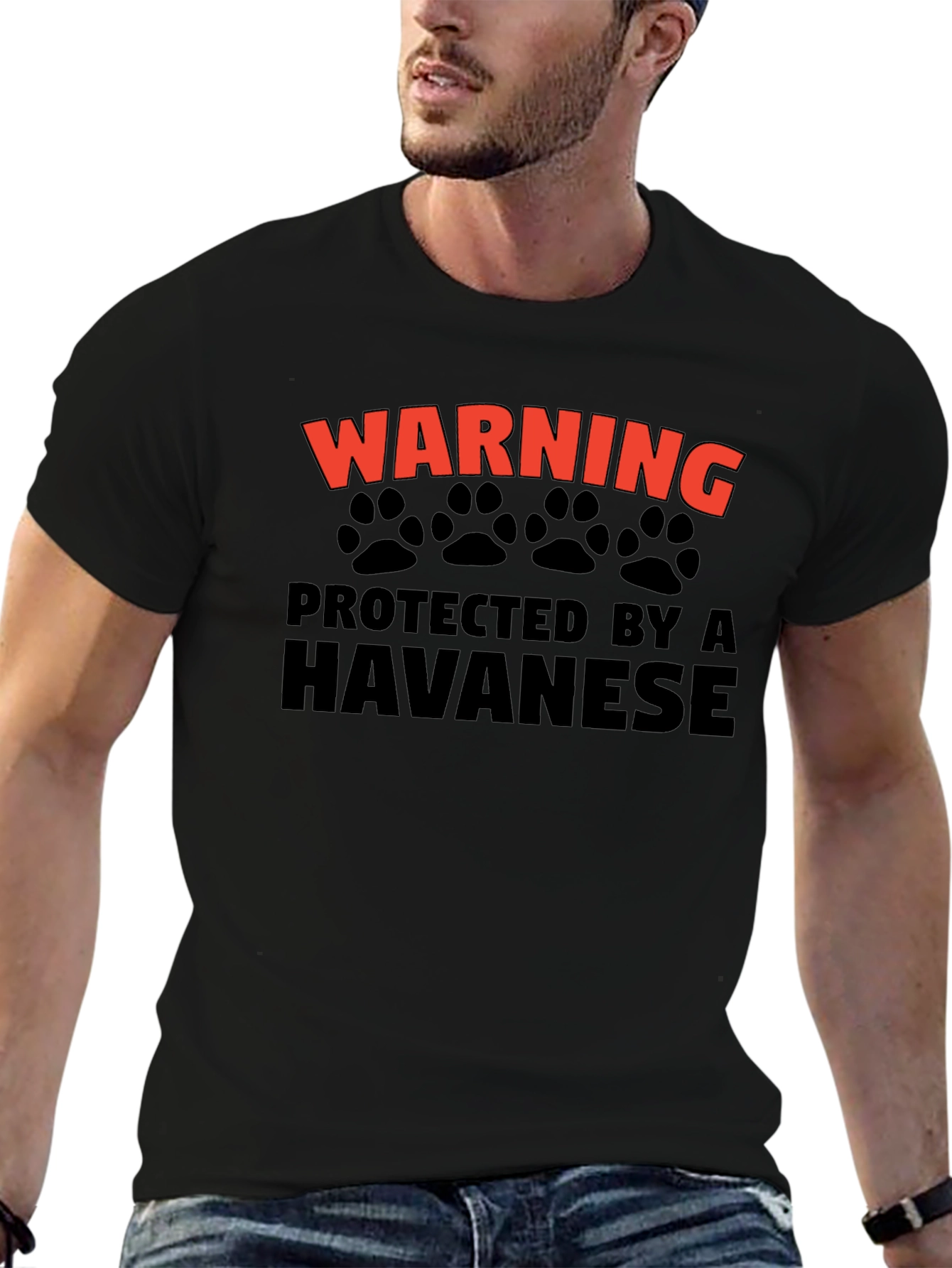 Warning Protected By A Havanese T-Shirt