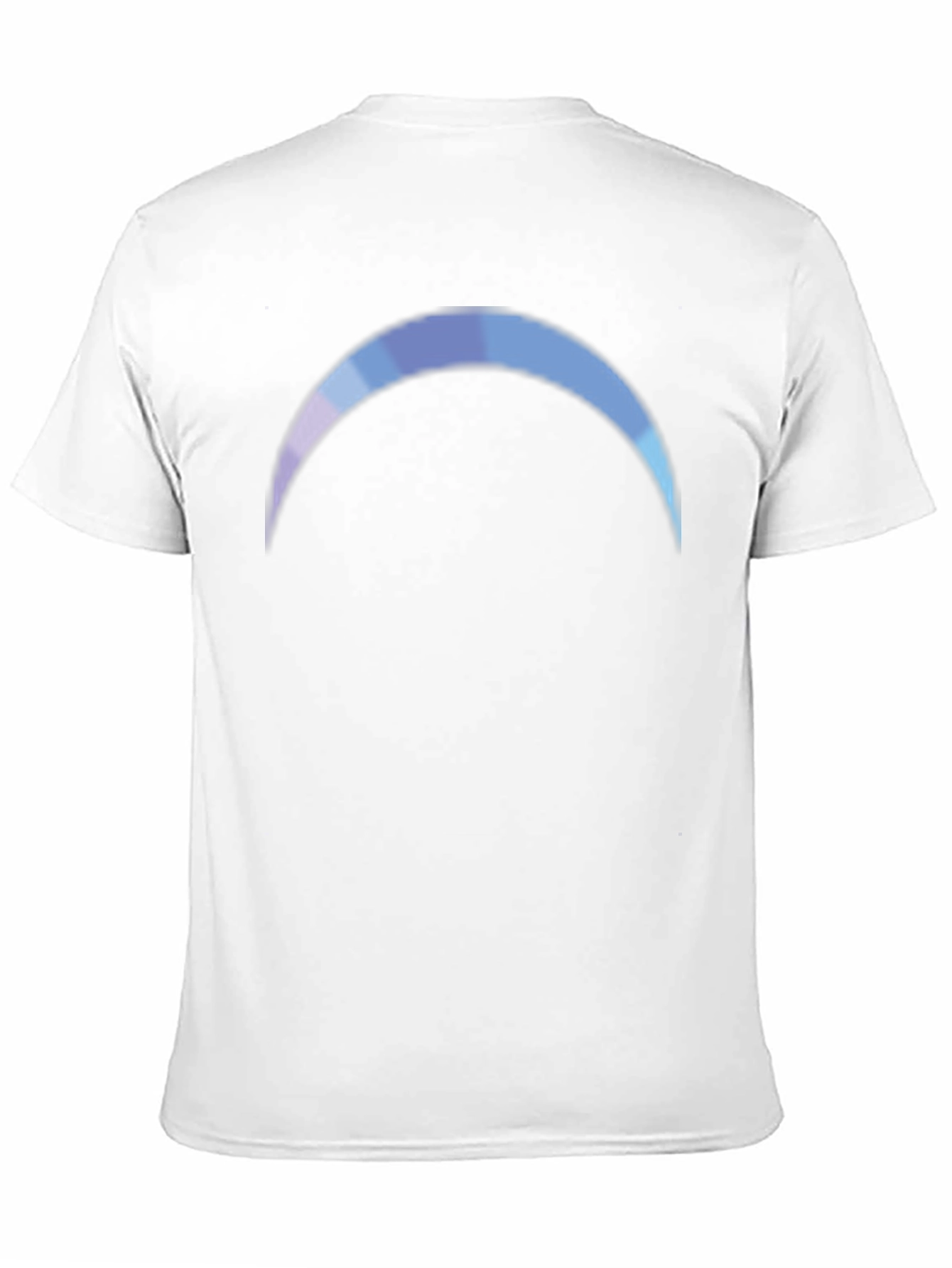 Gradient Crescent Moon Black T-Shirt
