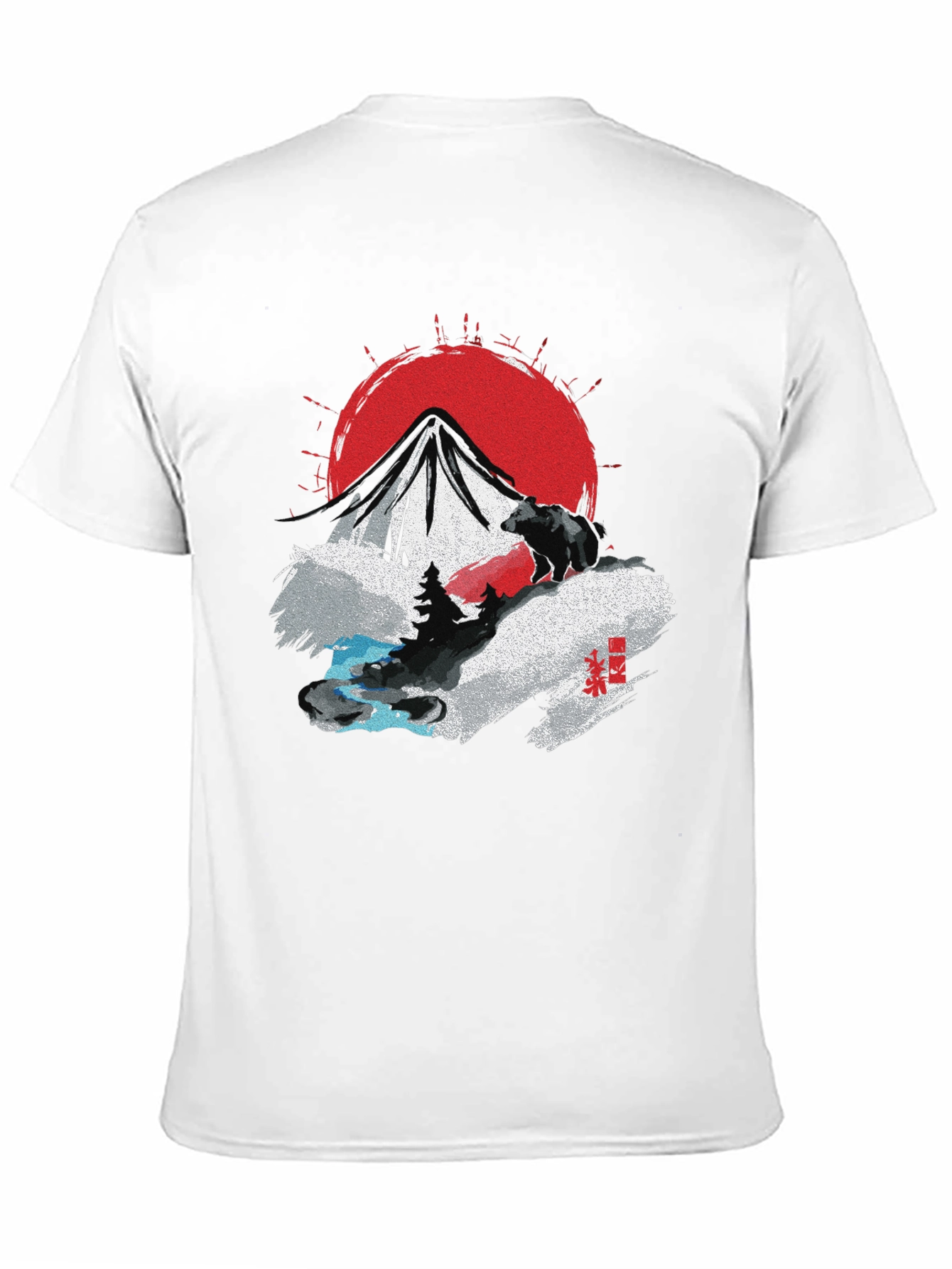 Mountain Bear Graphic T-Shirt