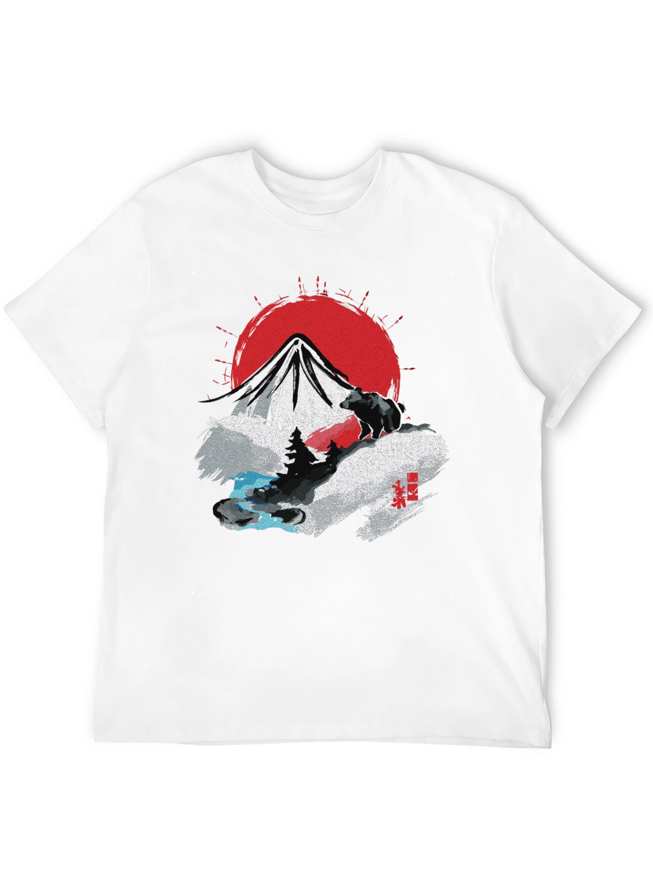 Mountain Bear Graphic T-Shirt