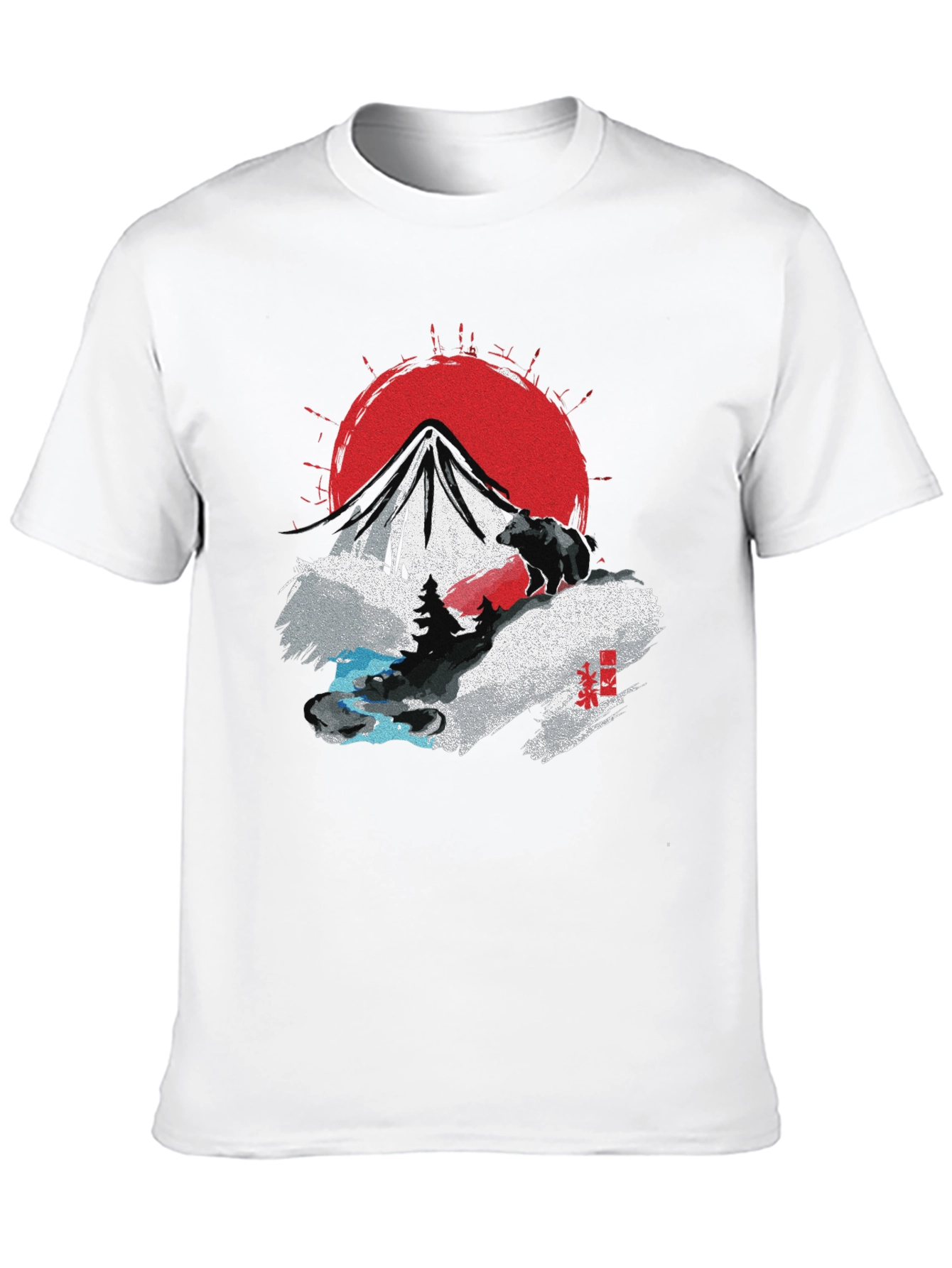 Mountain Bear Graphic T-Shirt