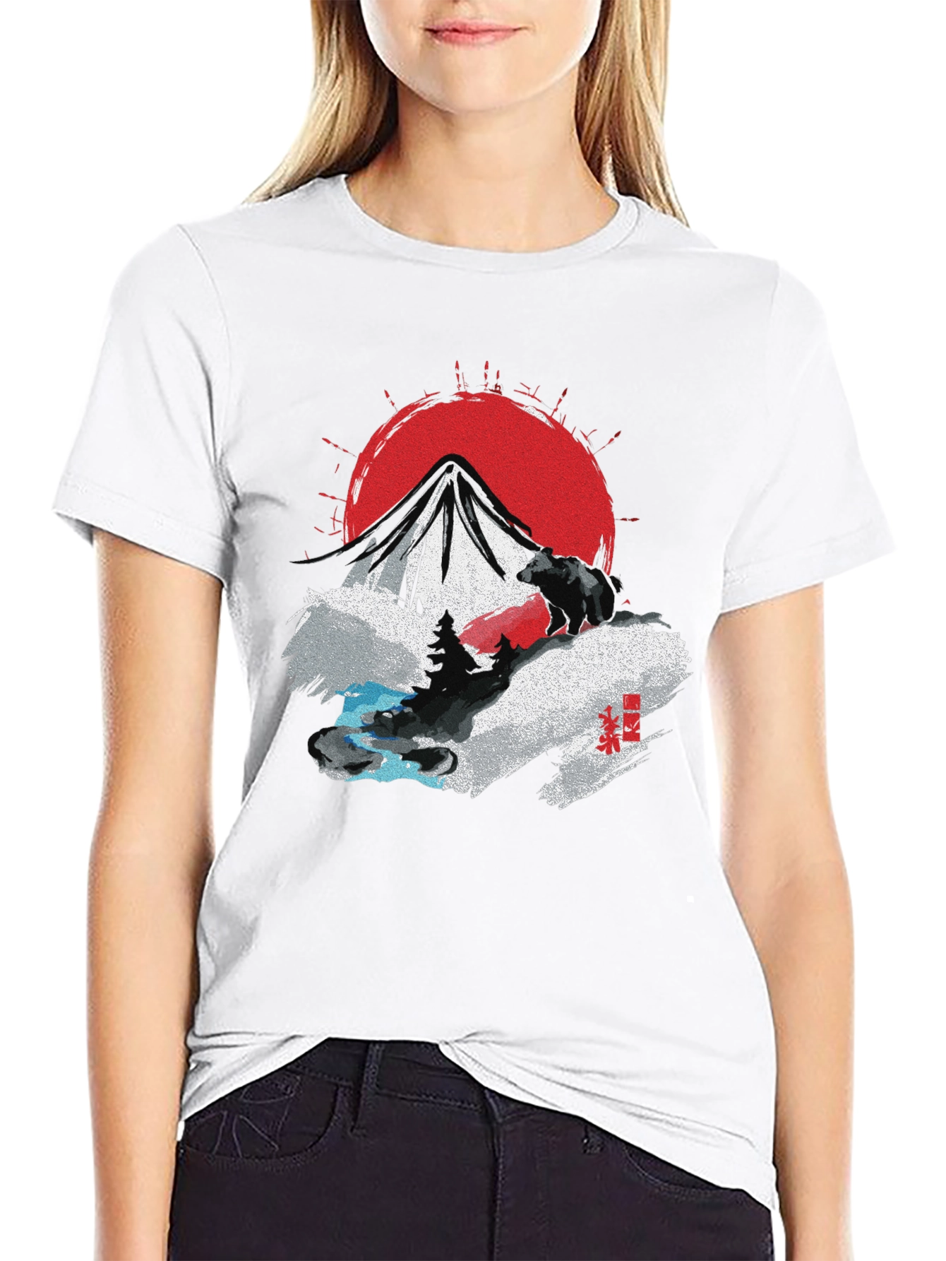 Mountain Bear Graphic T-Shirt