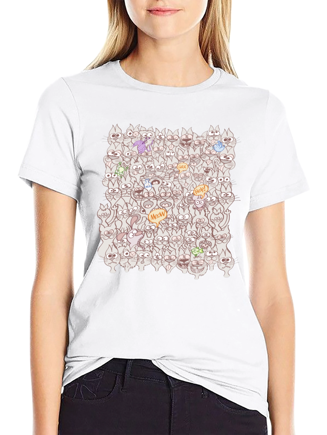 Crazy Cats T-Shirt: Meow Madness!