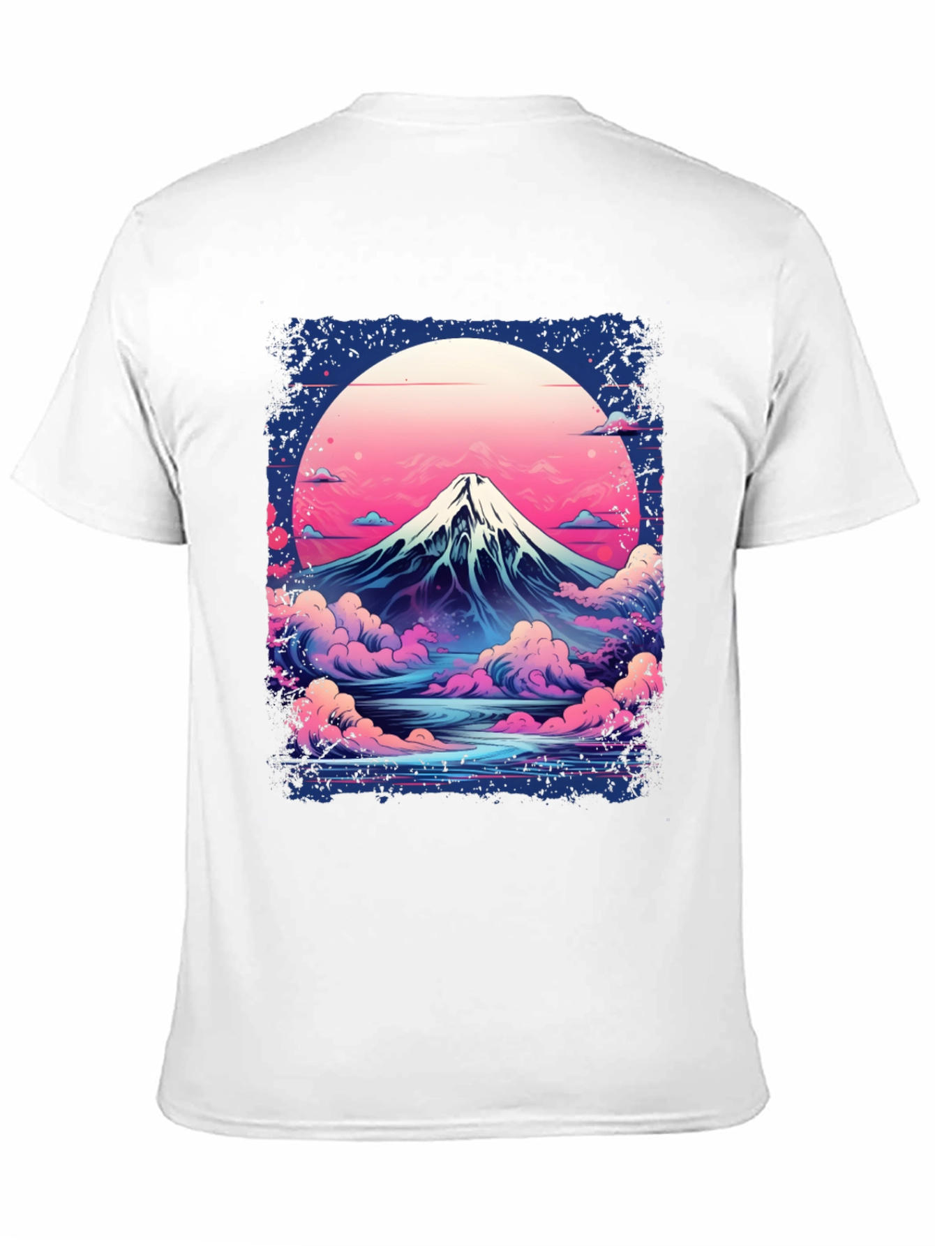 Mount Fuji Graphic Tee - Retro Japanese Art